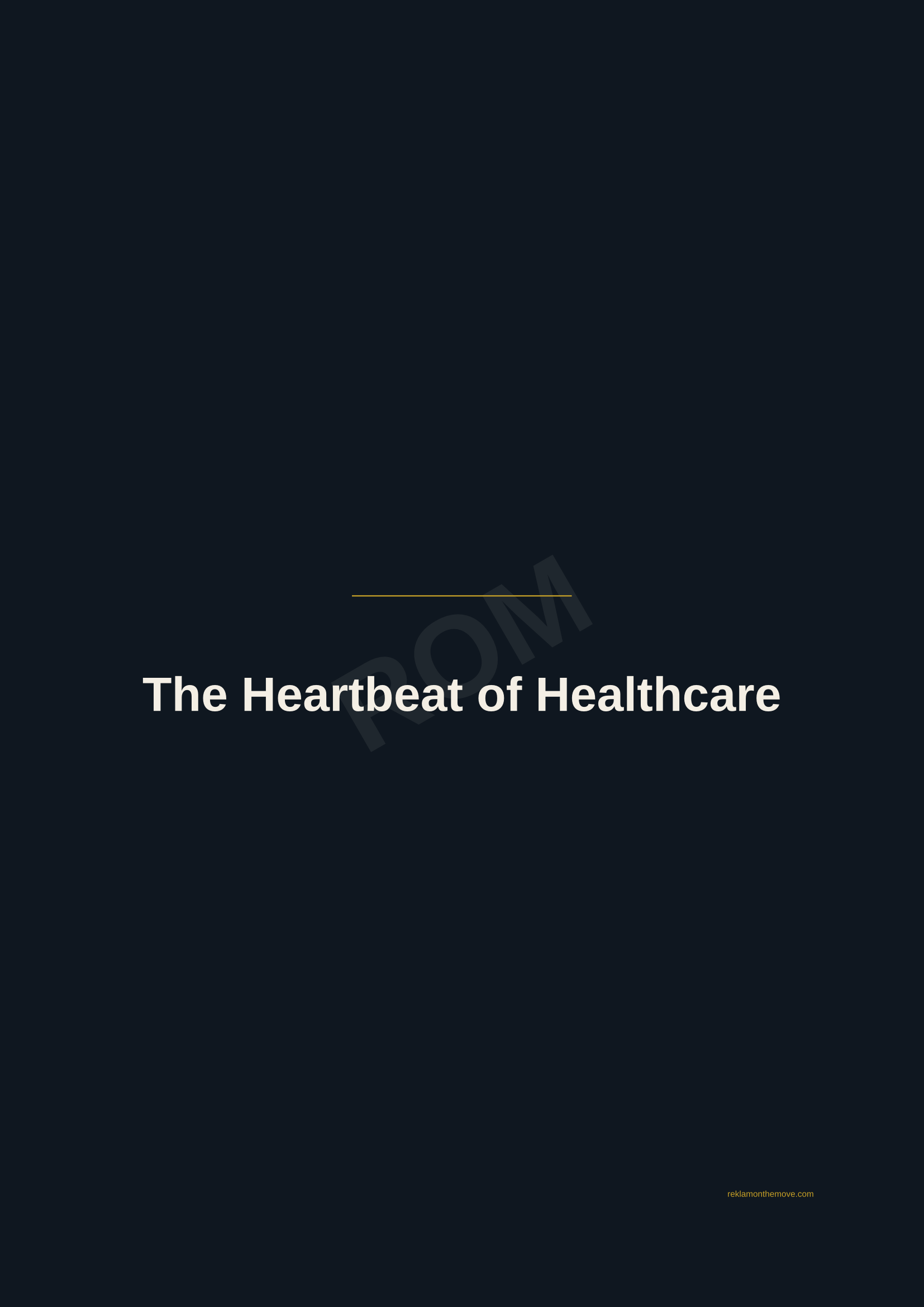 The Heartbeat of Healthcare · Gece — ROM dijital ürün önizlemesi (filigranlı)
