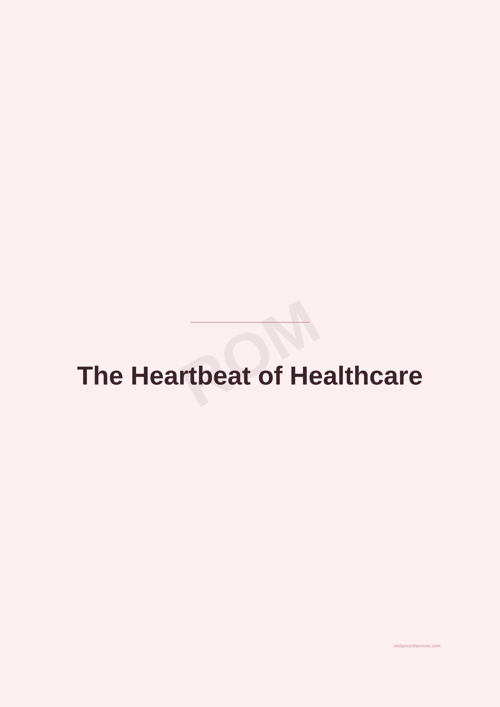 The Heartbeat of Healthcare · Gül — ROM dijital ürün önizlemesi (filigranlı)