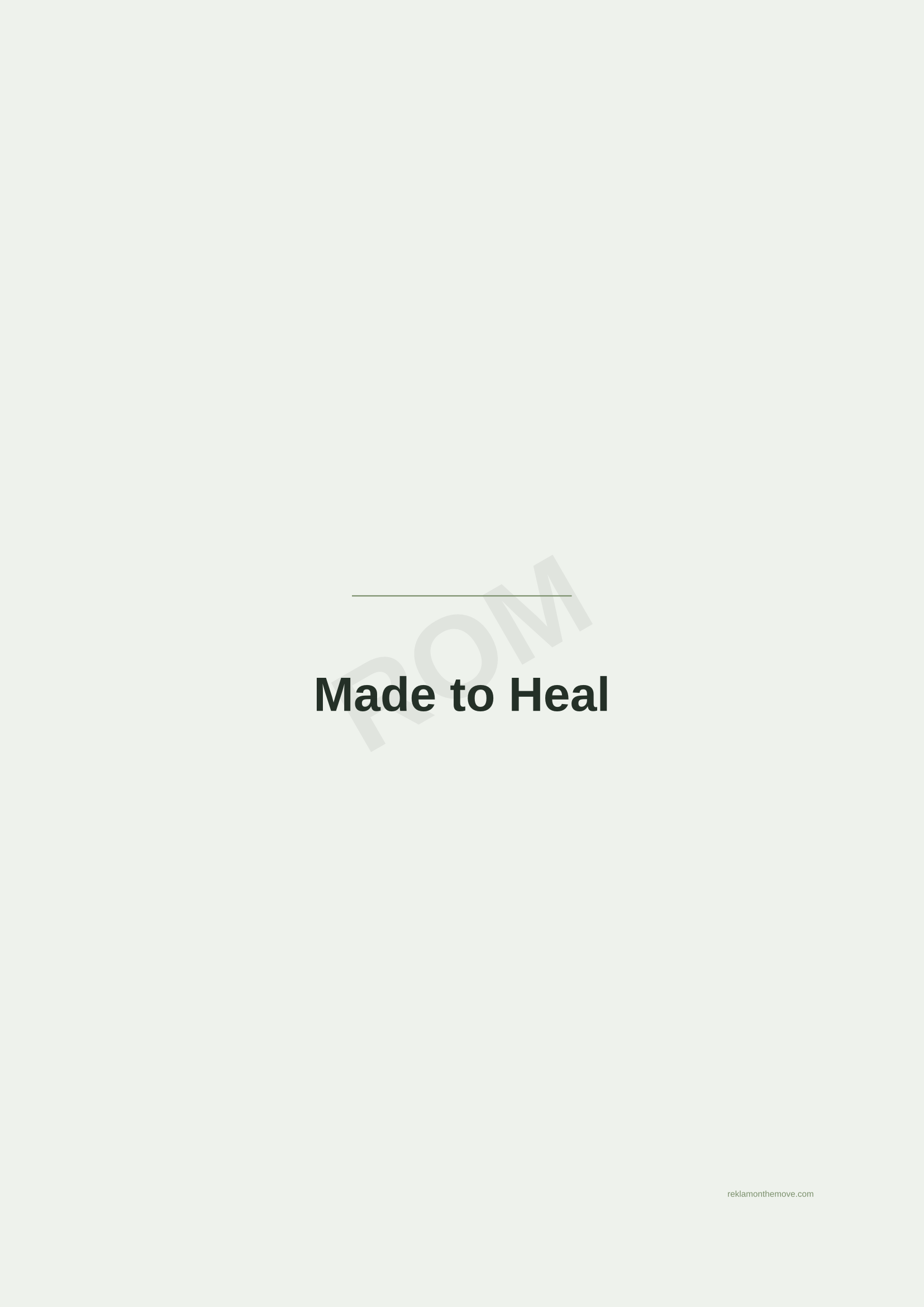 Made to Heal · Adaçayı — ROM dijital ürün önizlemesi (filigranlı)