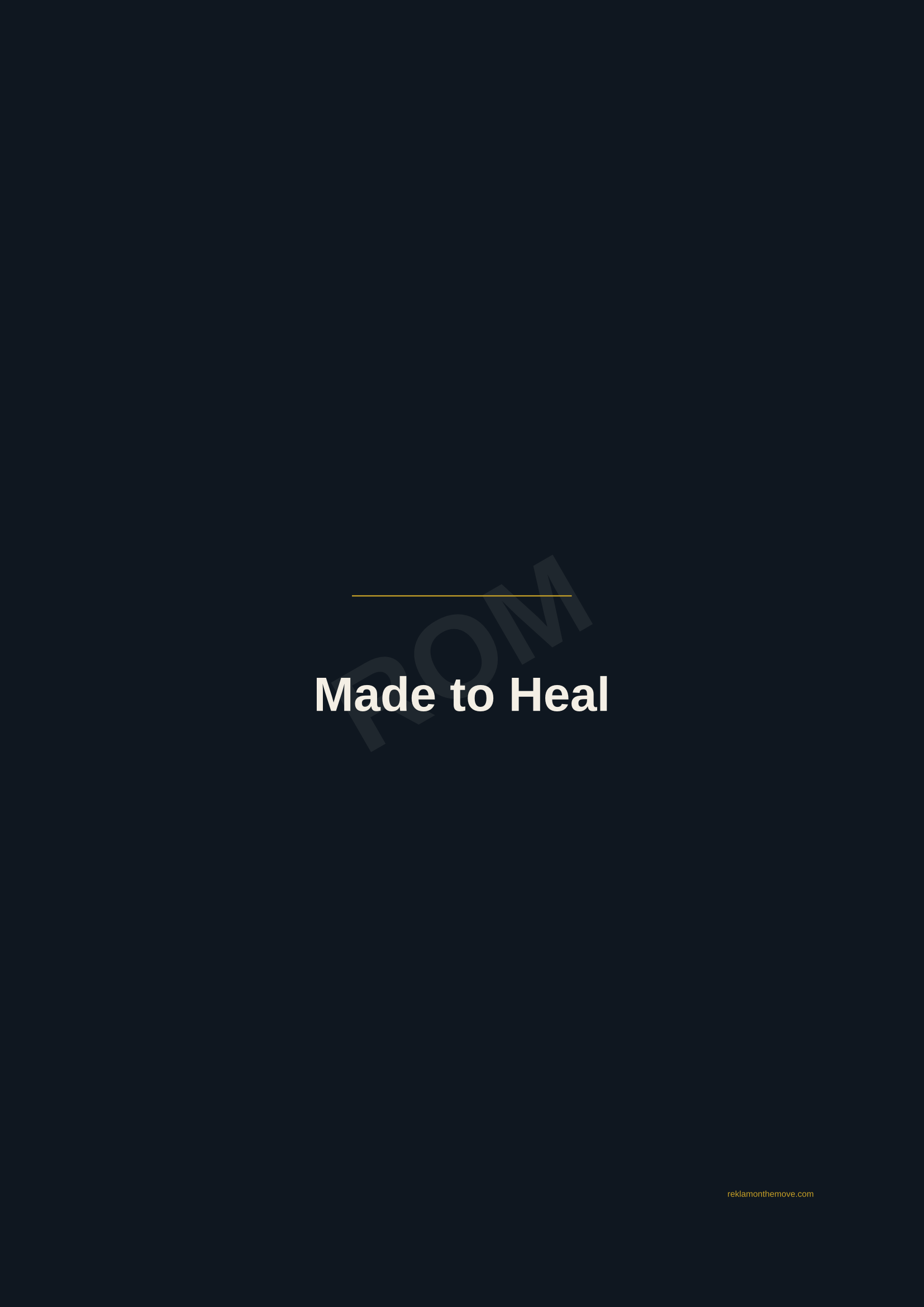 Made to Heal · Gece — ROM dijital ürün önizlemesi (filigranlı)