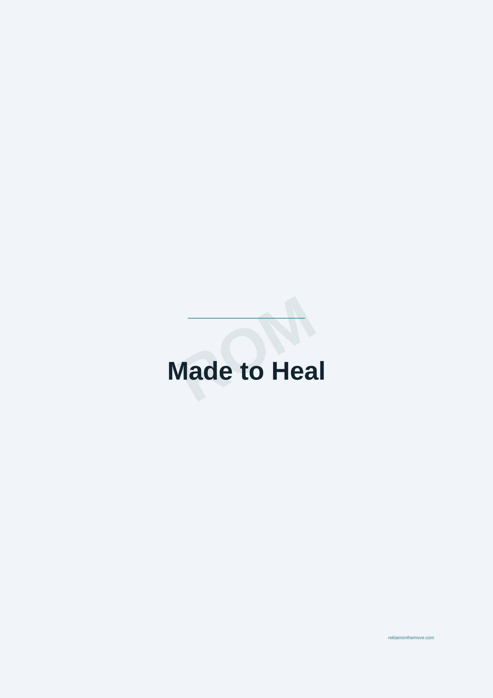 Made to Heal · Okyanus — ROM dijital ürün önizlemesi (filigranlı)