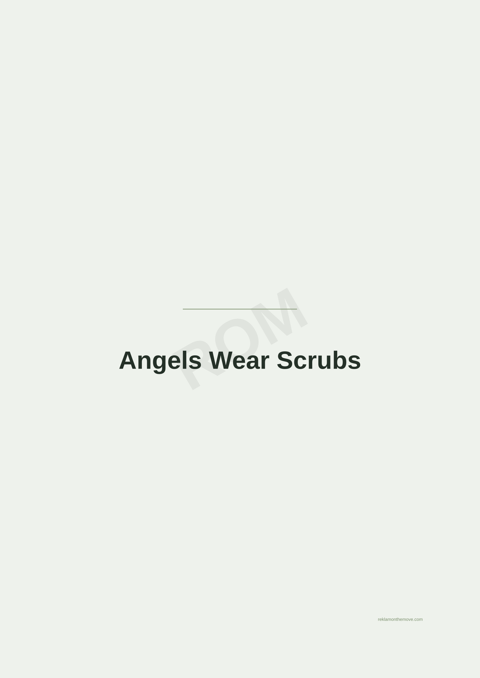 Angels Wear Scrubs · Adaçayı — ROM dijital ürün önizlemesi (filigranlı)