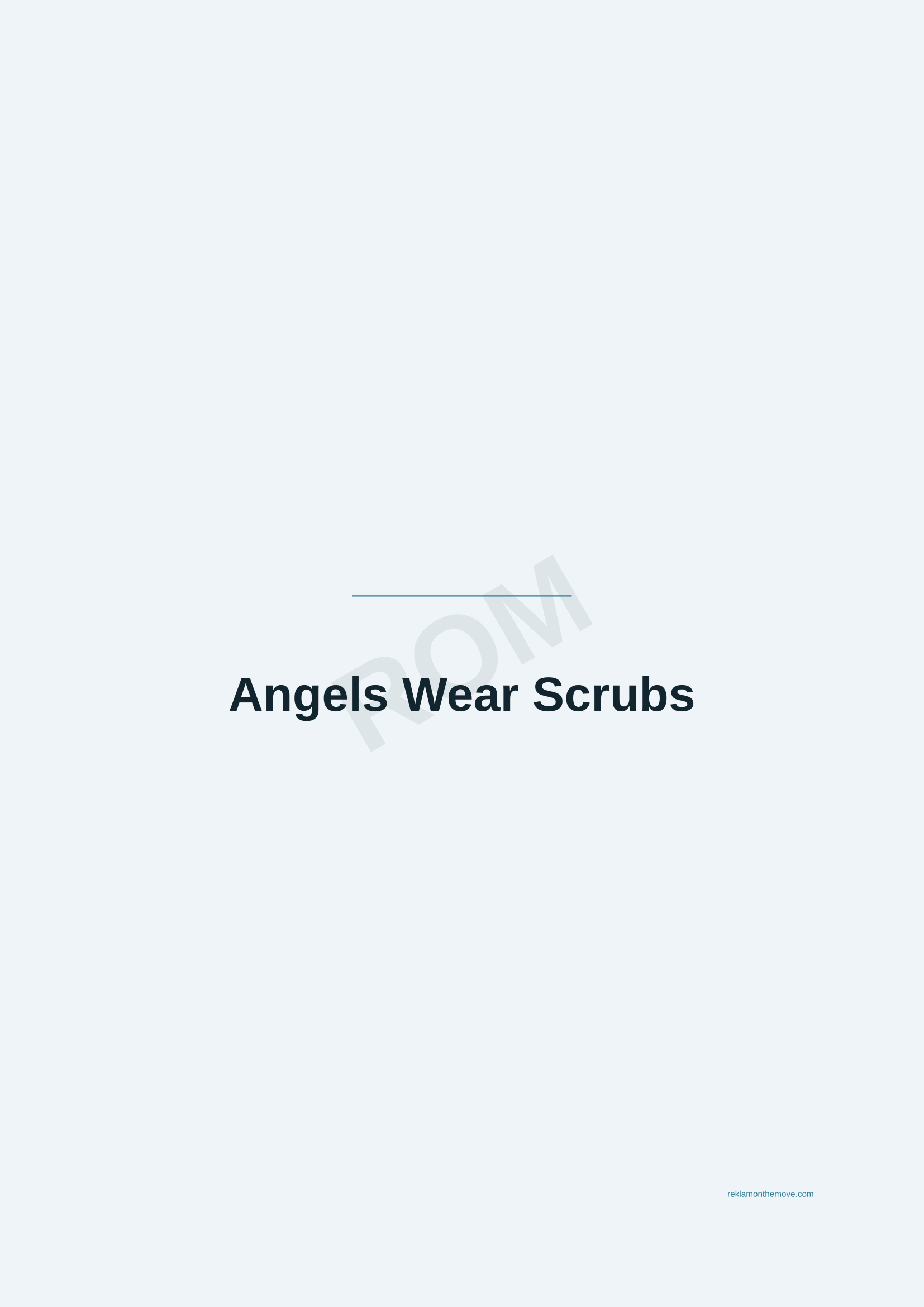 Angels Wear Scrubs · Okyanus — ROM dijital ürün önizlemesi (filigranlı)