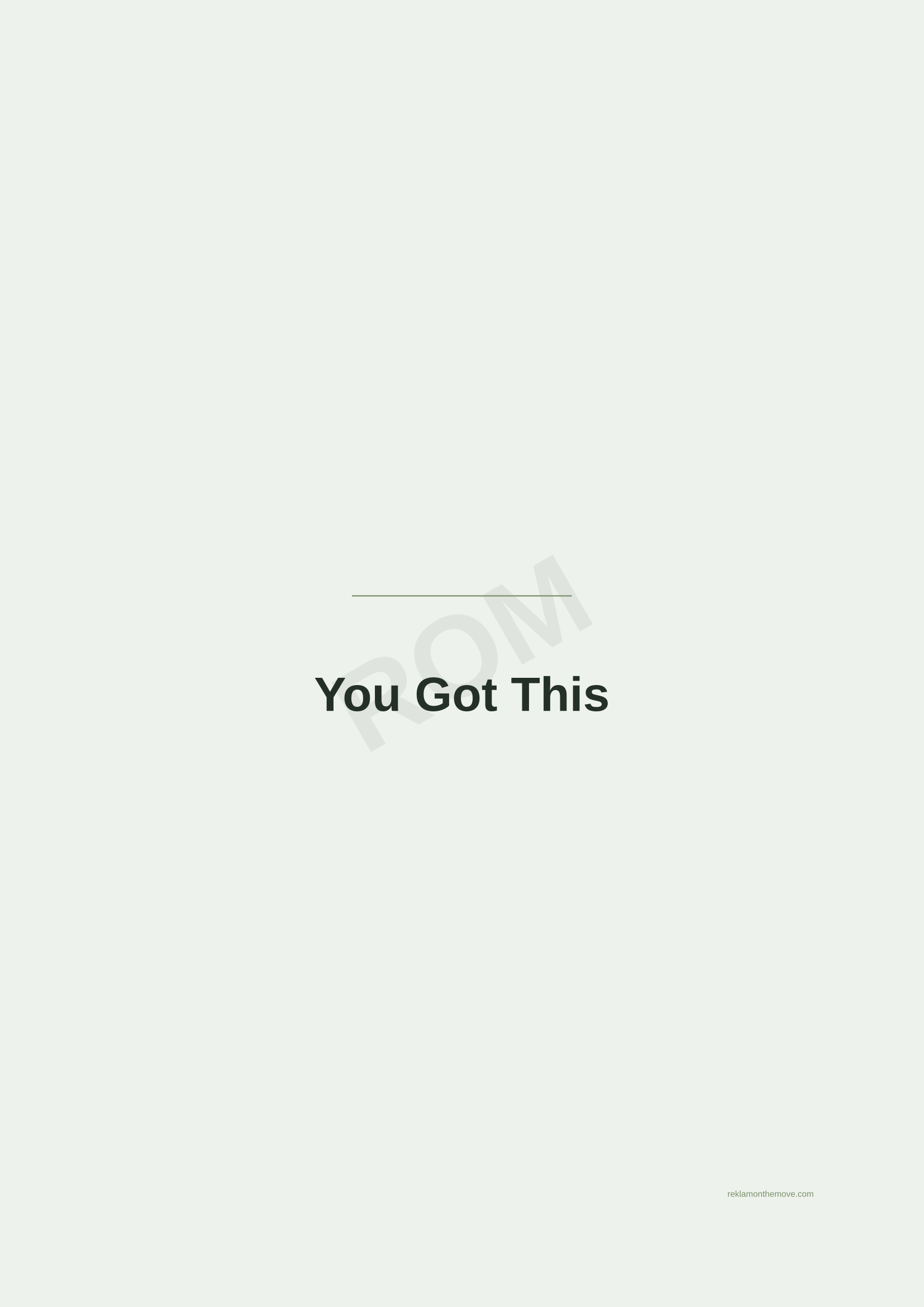 You Got This · Adaçayı — ROM dijital ürün önizlemesi (filigranlı)