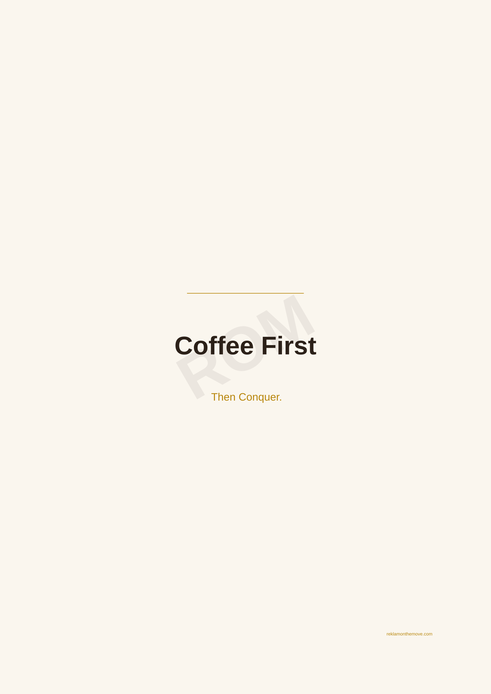 Coffee First · Espresso — ROM dijital ürün önizlemesi (filigranlı)