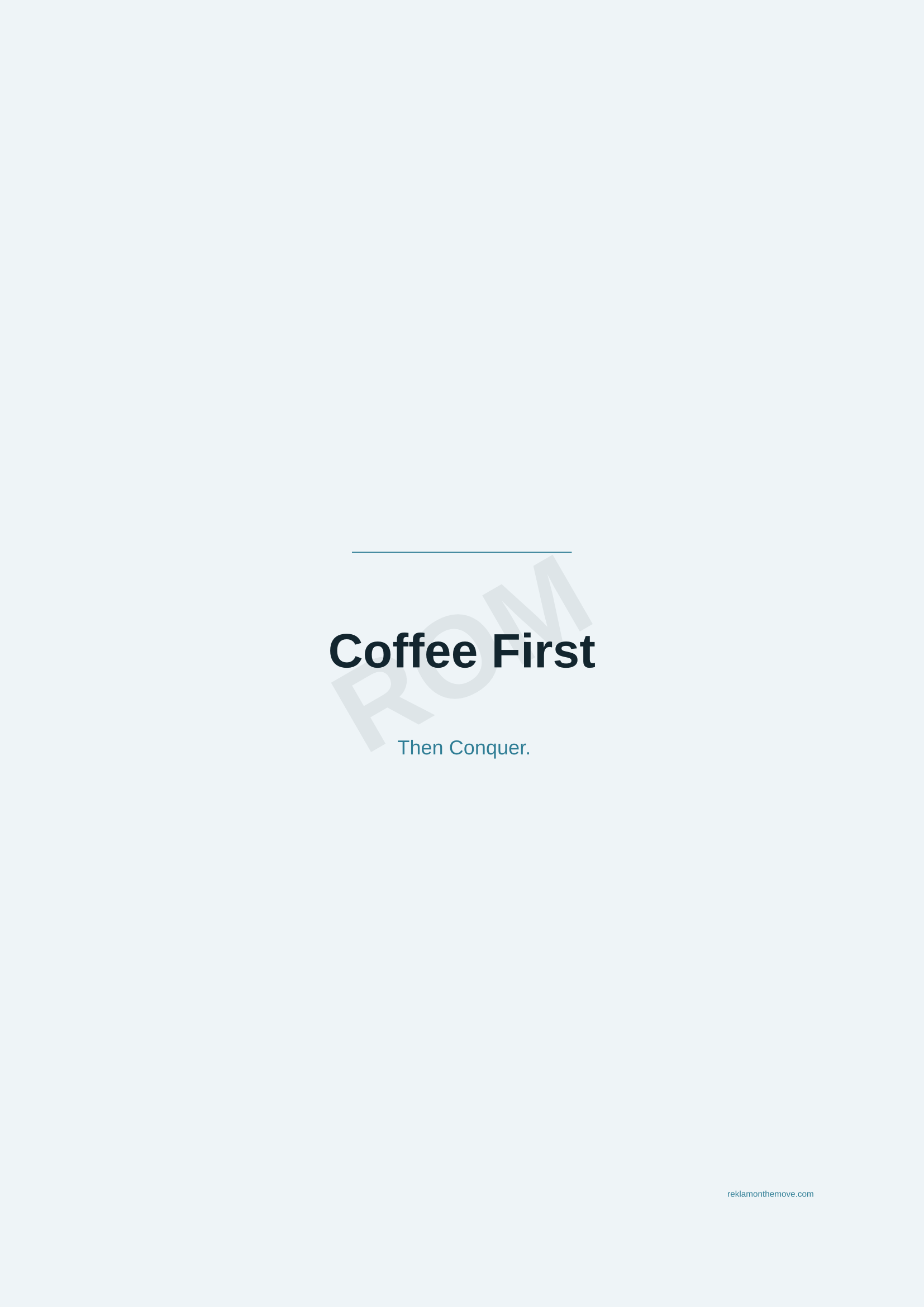 Coffee First · Okyanus — ROM dijital ürün önizlemesi (filigranlı)