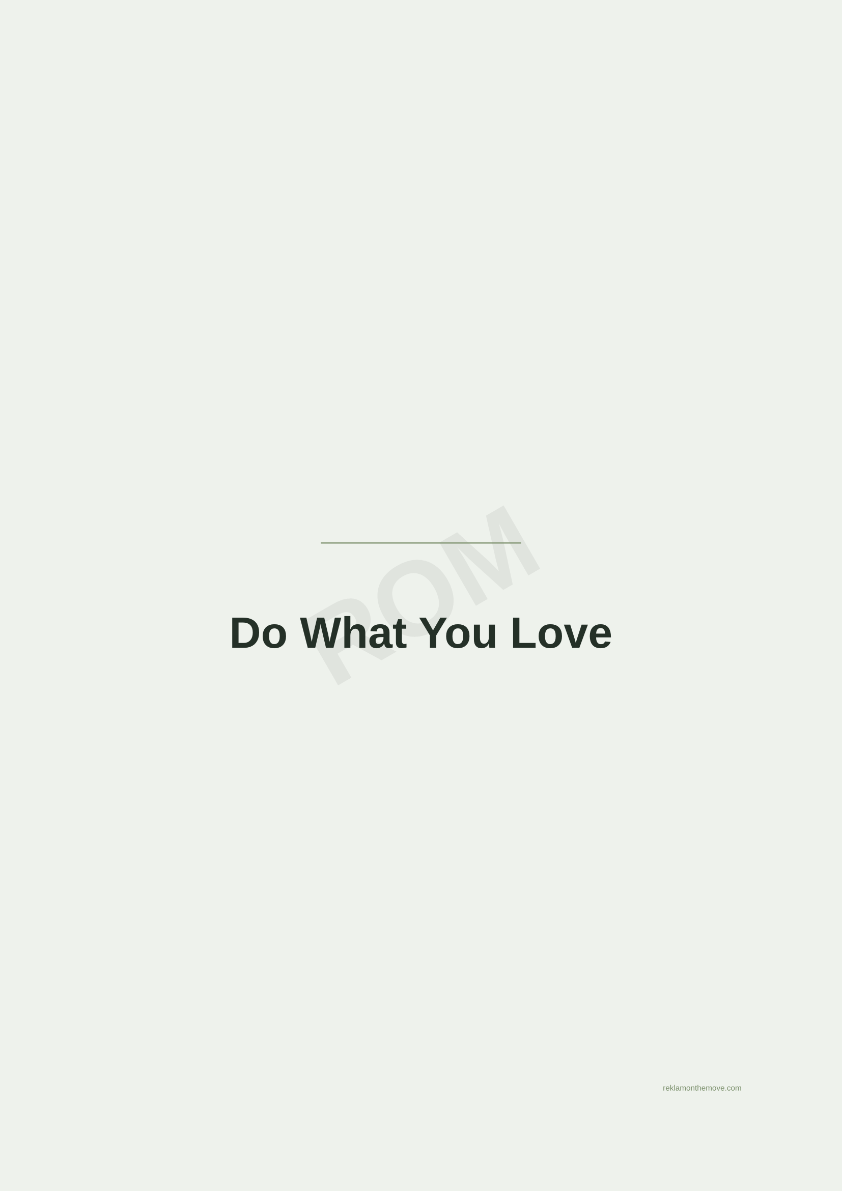 Do What You Love · Adaçayı — ROM dijital ürün önizlemesi (filigranlı)