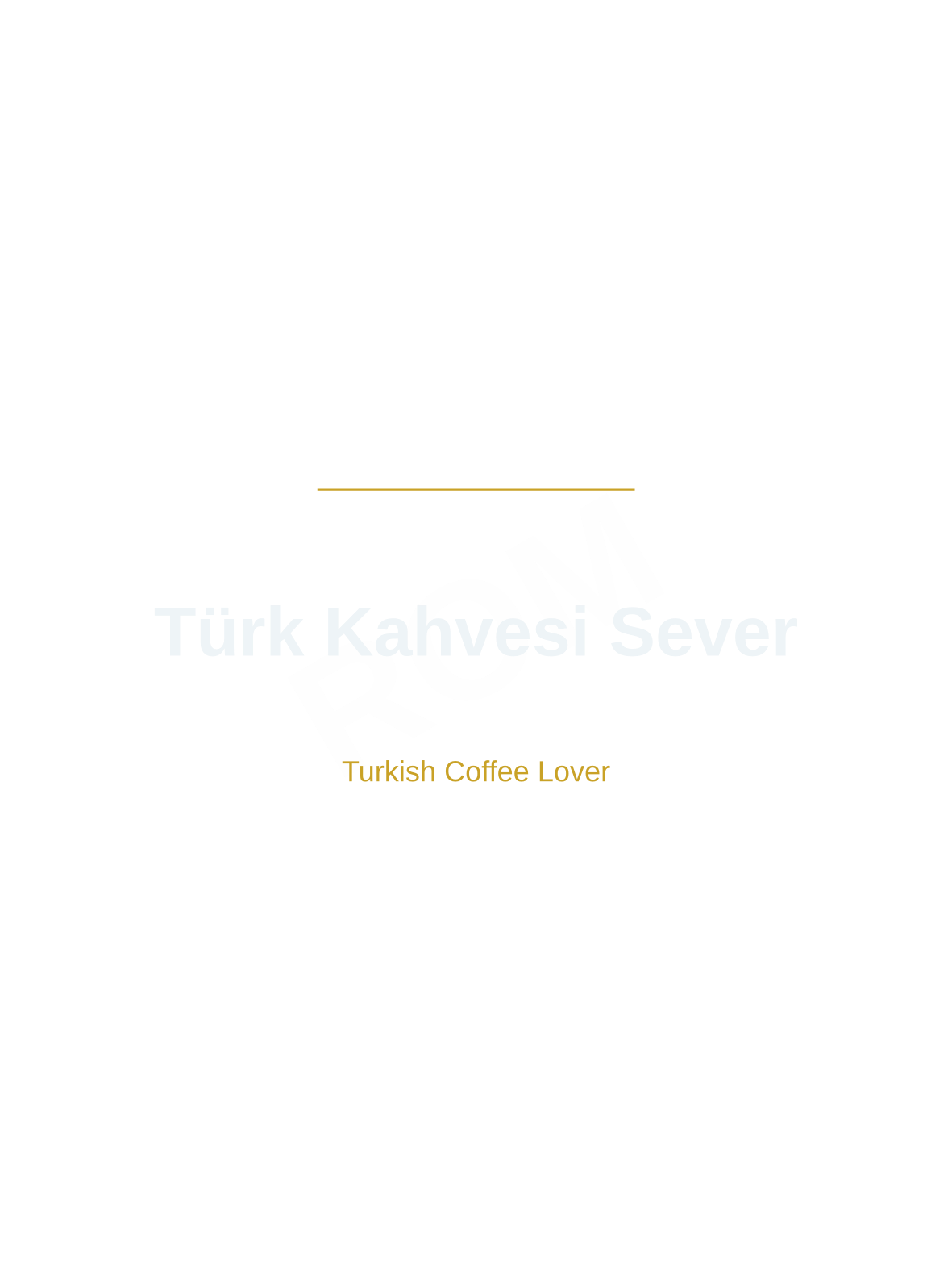 Türk Kahvesi Sever · Lacivert · Tişört — ROM dijital ürün önizlemesi (filigranlı)