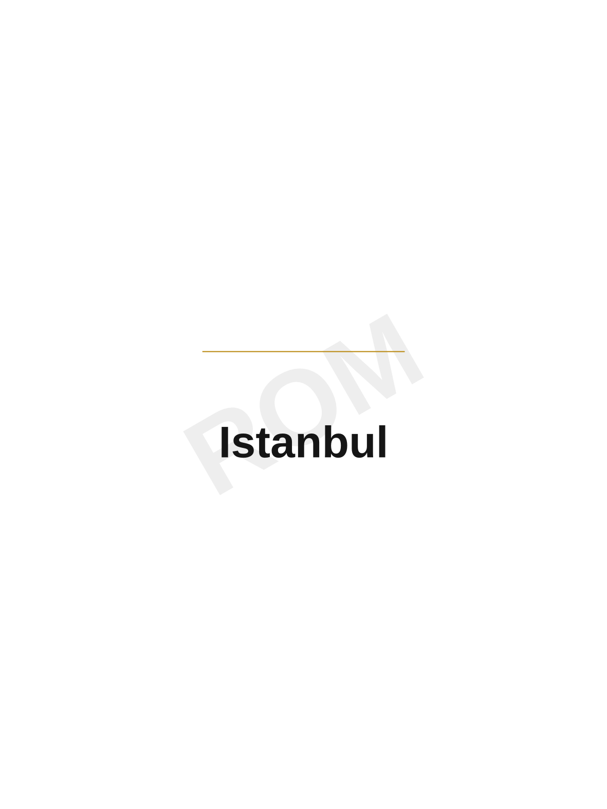 Istanbul · Beyaz · Tişört — ROM dijital ürün önizlemesi (filigranlı)