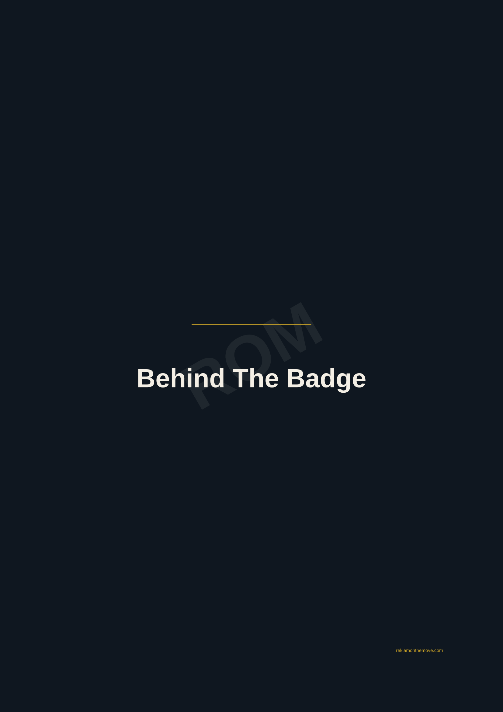 Behind The Badge · Gece — ROM dijital ürün önizlemesi (filigranlı)