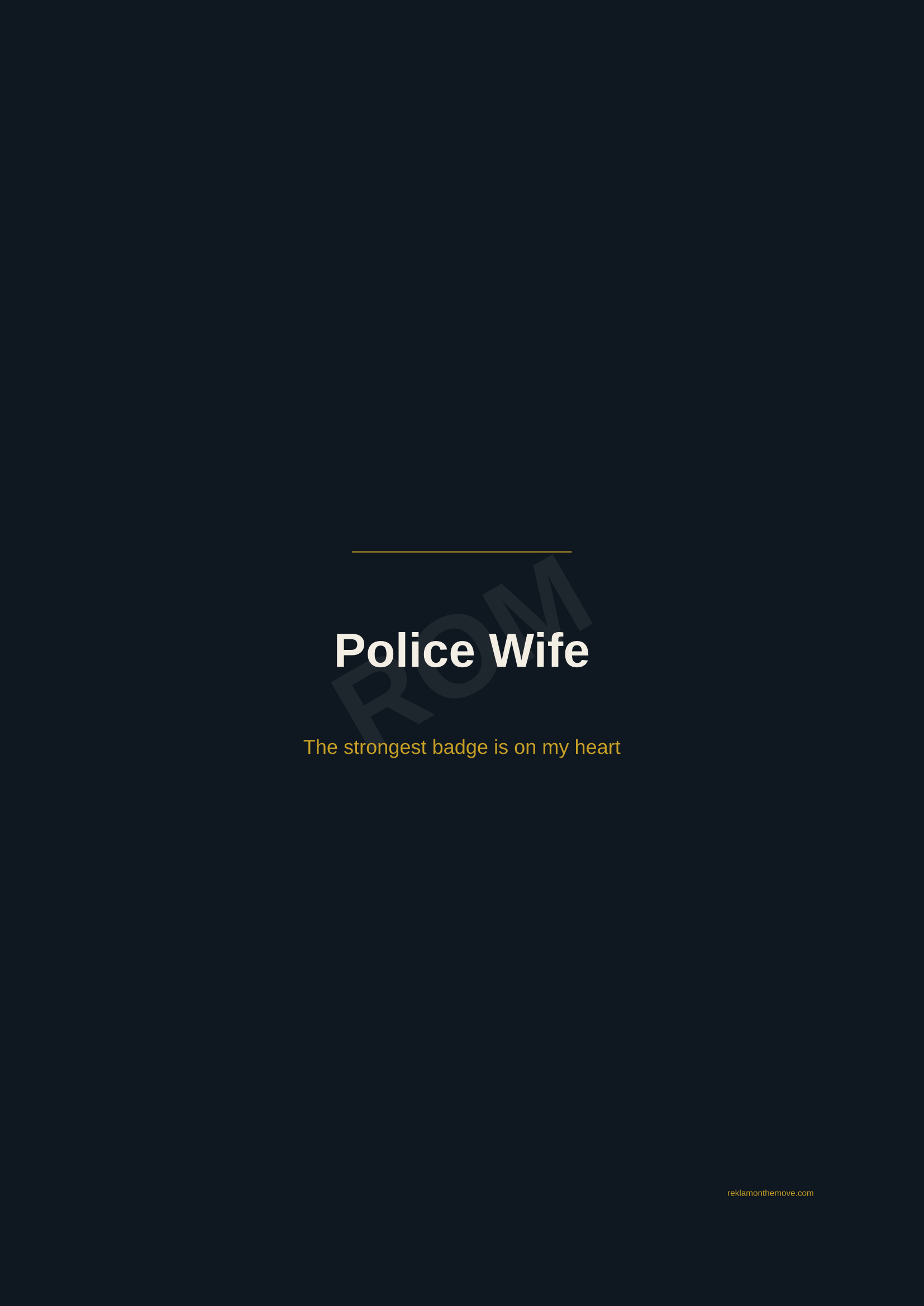 Police Wife · Gece — ROM dijital ürün önizlemesi (filigranlı)