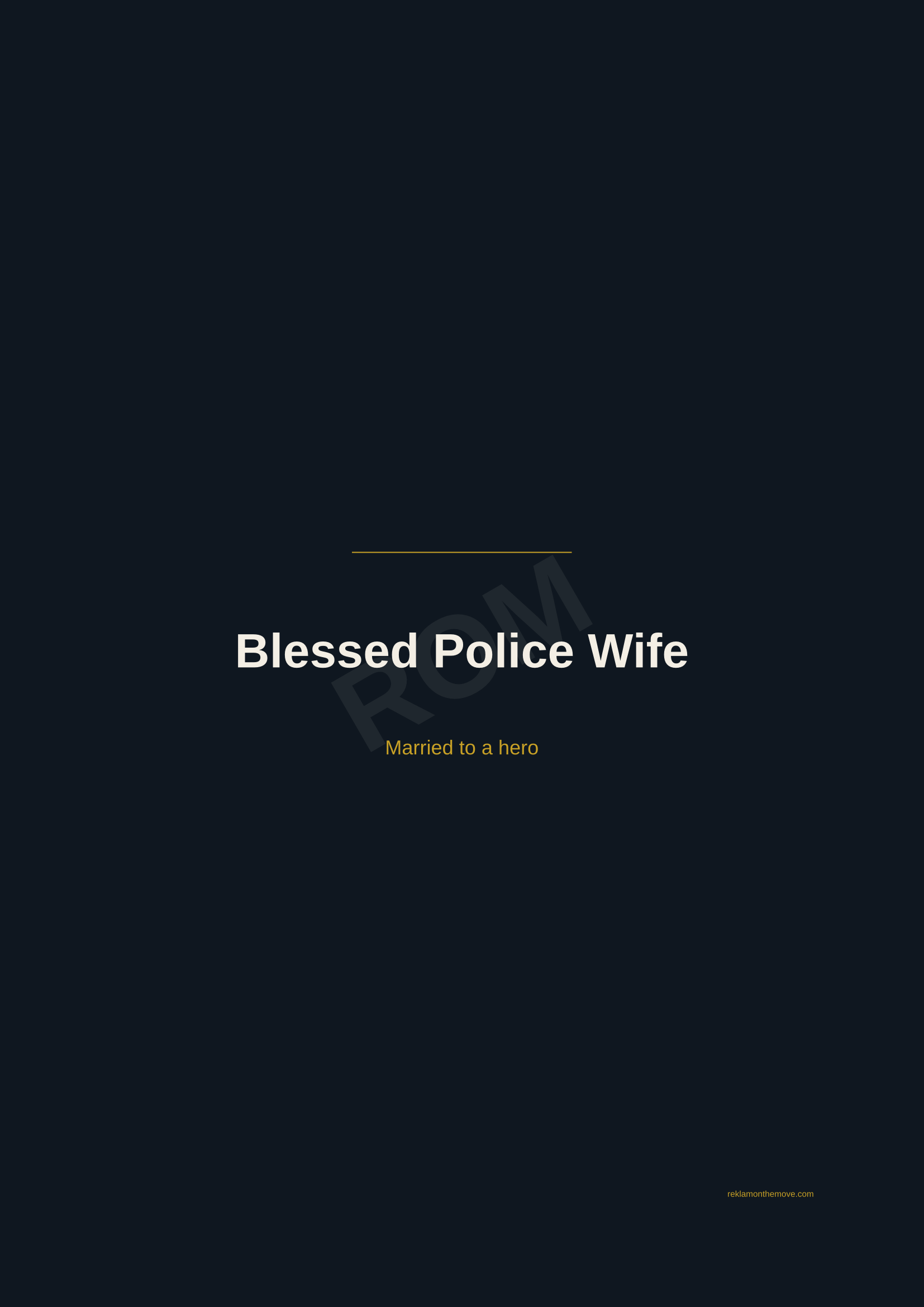 Blessed Police Wife · Gece — ROM dijital ürün önizlemesi (filigranlı)