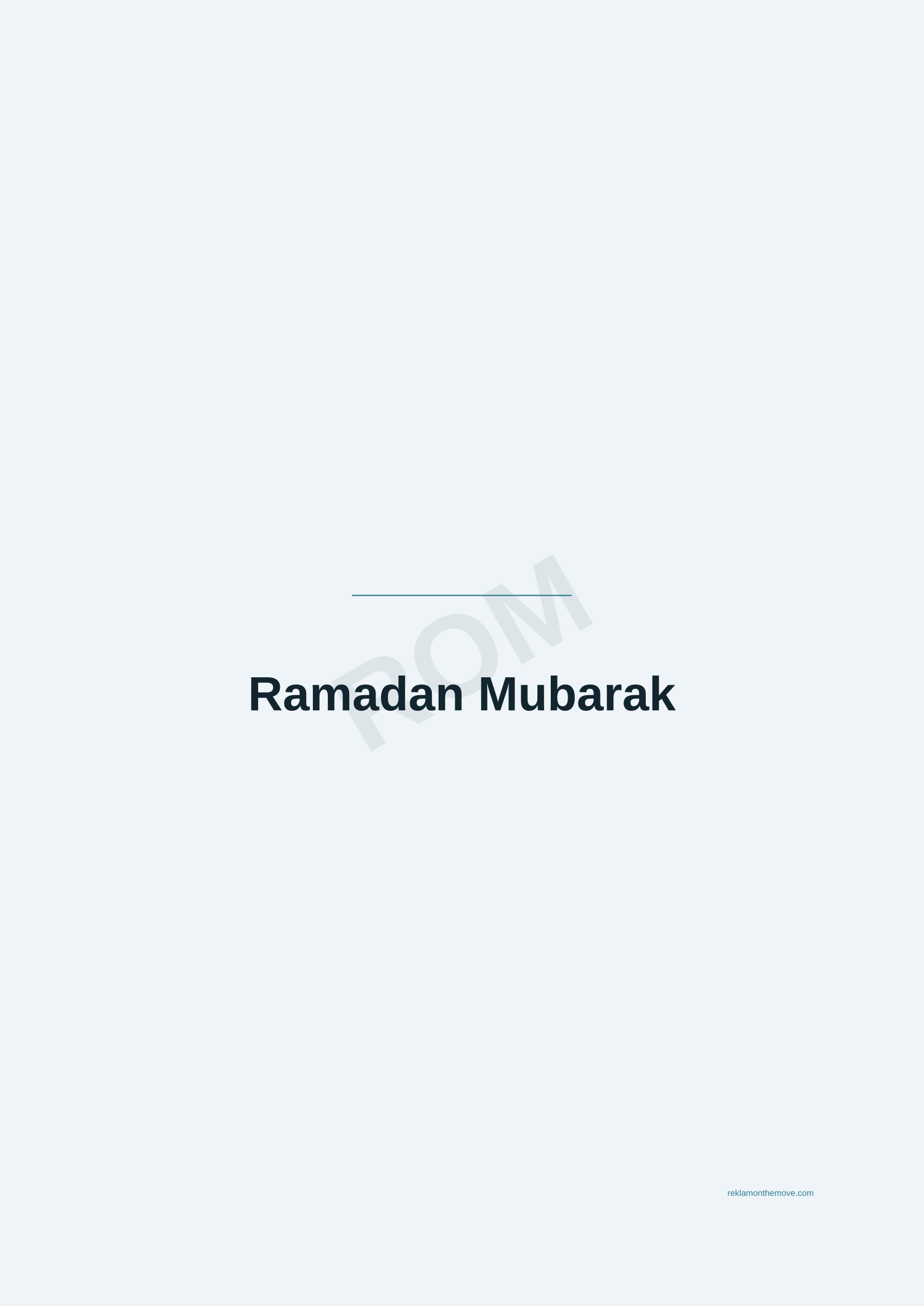 Ramadan Mubarak · Okyanus — ROM dijital ürün önizlemesi (filigranlı)