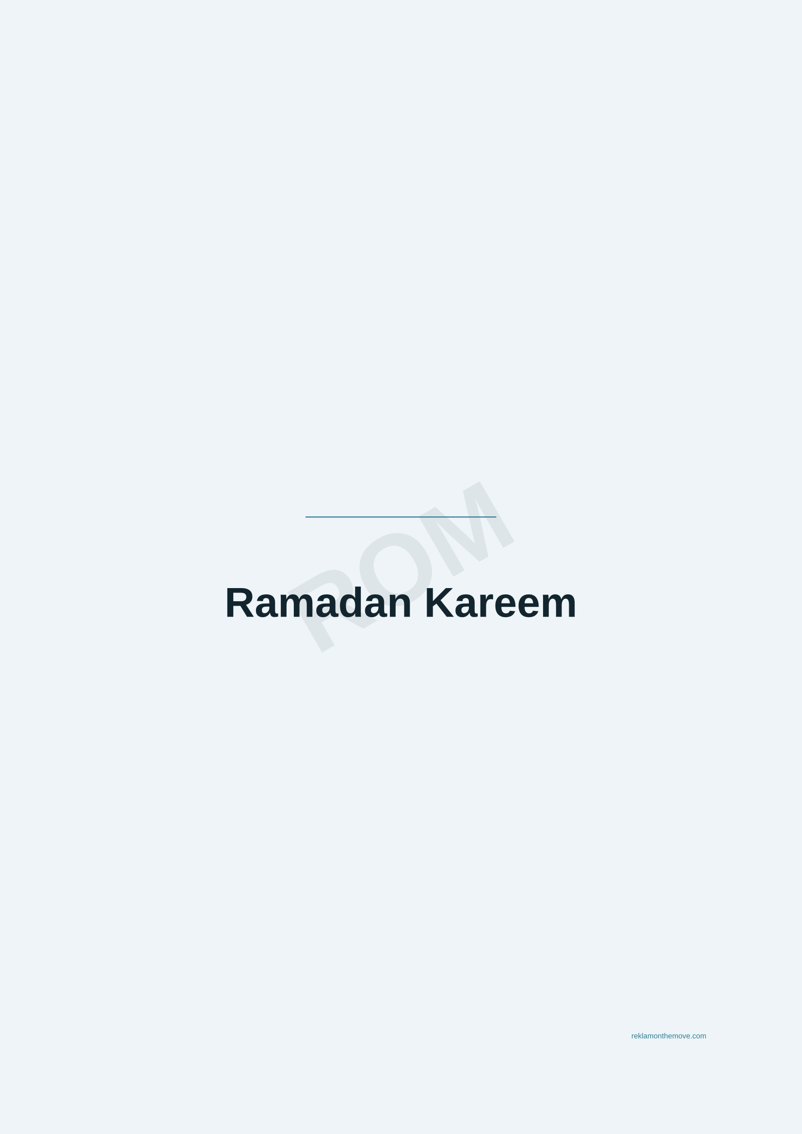 Ramadan Kareem · Okyanus — ROM dijital ürün önizlemesi (filigranlı)