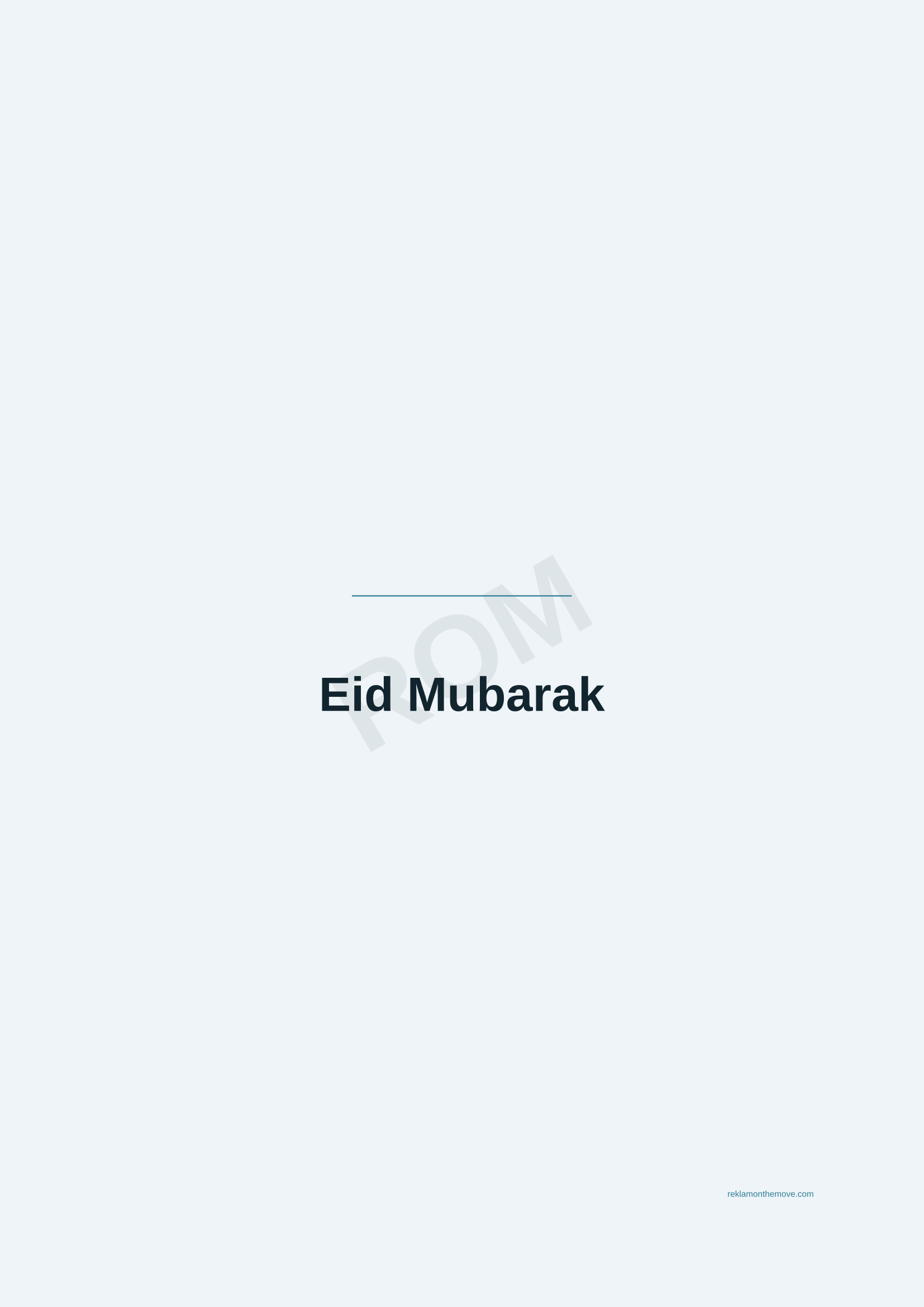 Eid Mubarak · Okyanus — ROM dijital ürün önizlemesi (filigranlı)