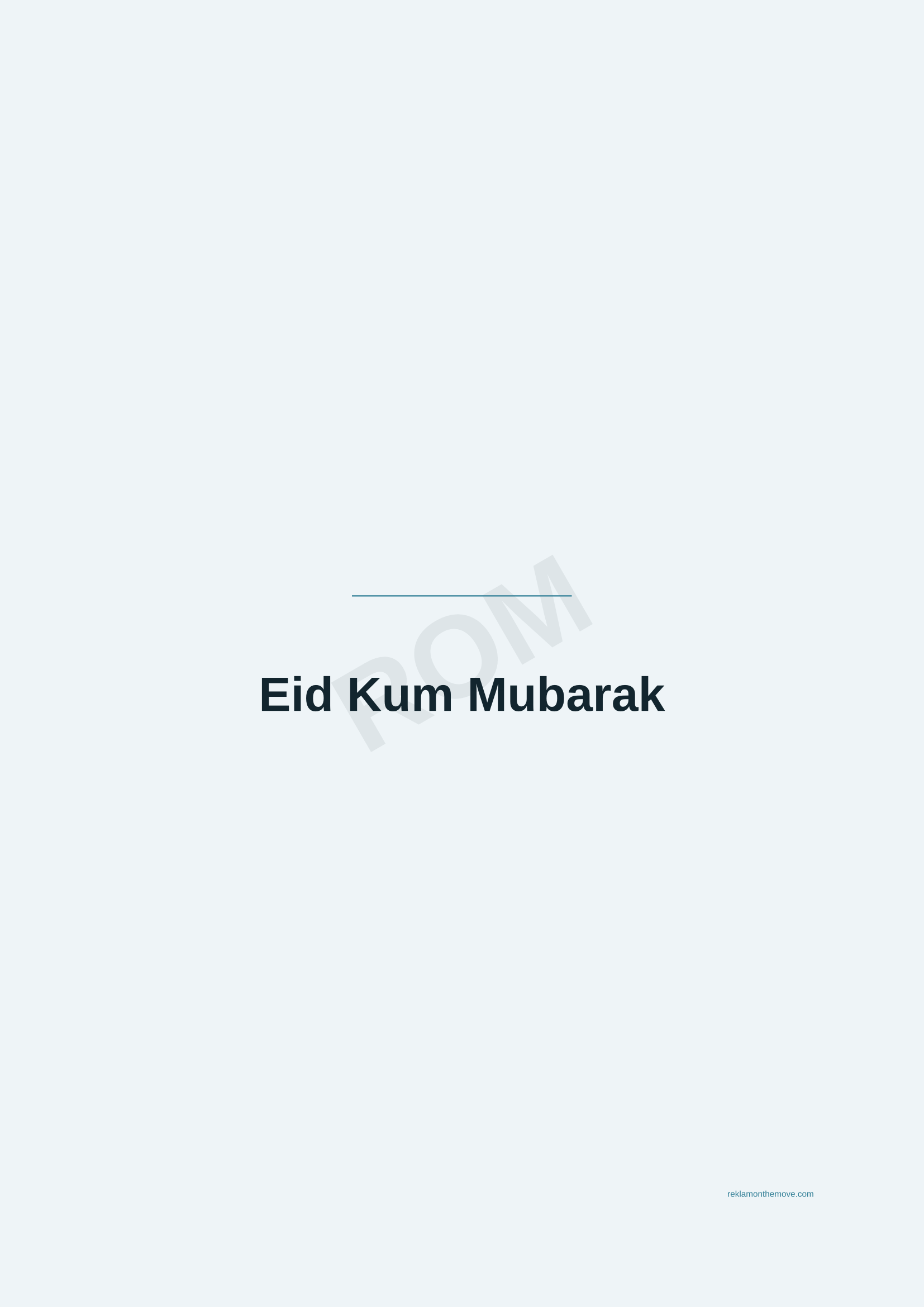 Eid Kum Mubarak · Okyanus — ROM dijital ürün önizlemesi (filigranlı)