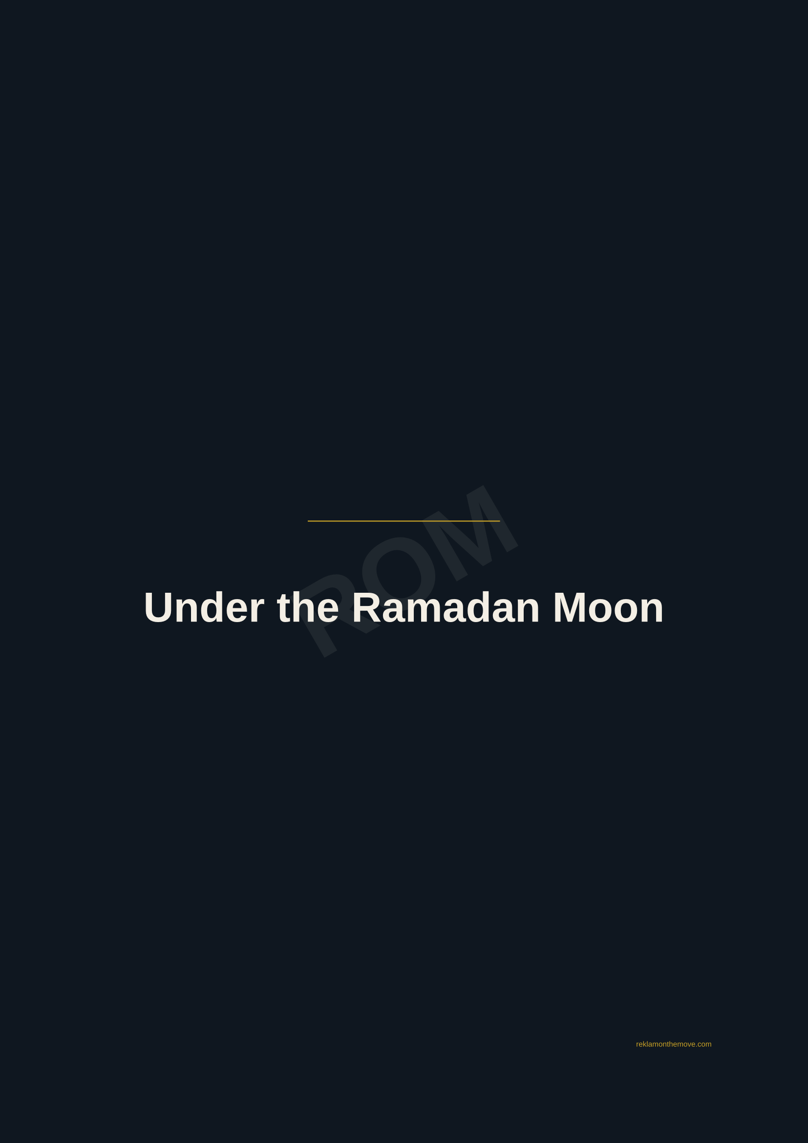 Under the Ramadan Moon · Gece — ROM dijital ürün önizlemesi (filigranlı)