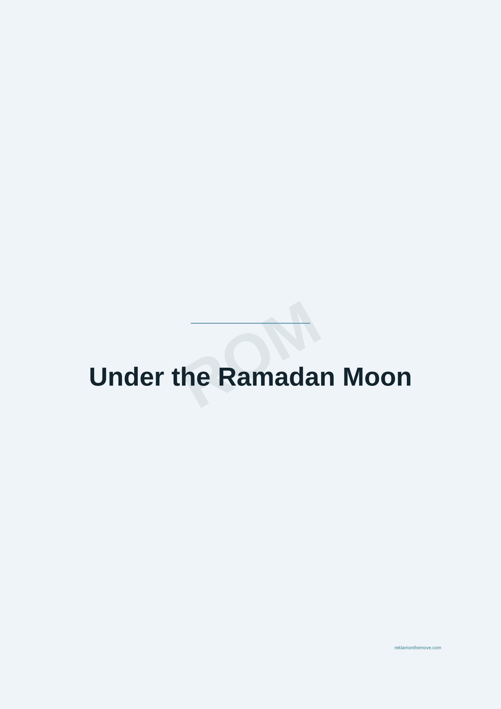 Under the Ramadan Moon · Okyanus — ROM dijital ürün önizlemesi (filigranlı)