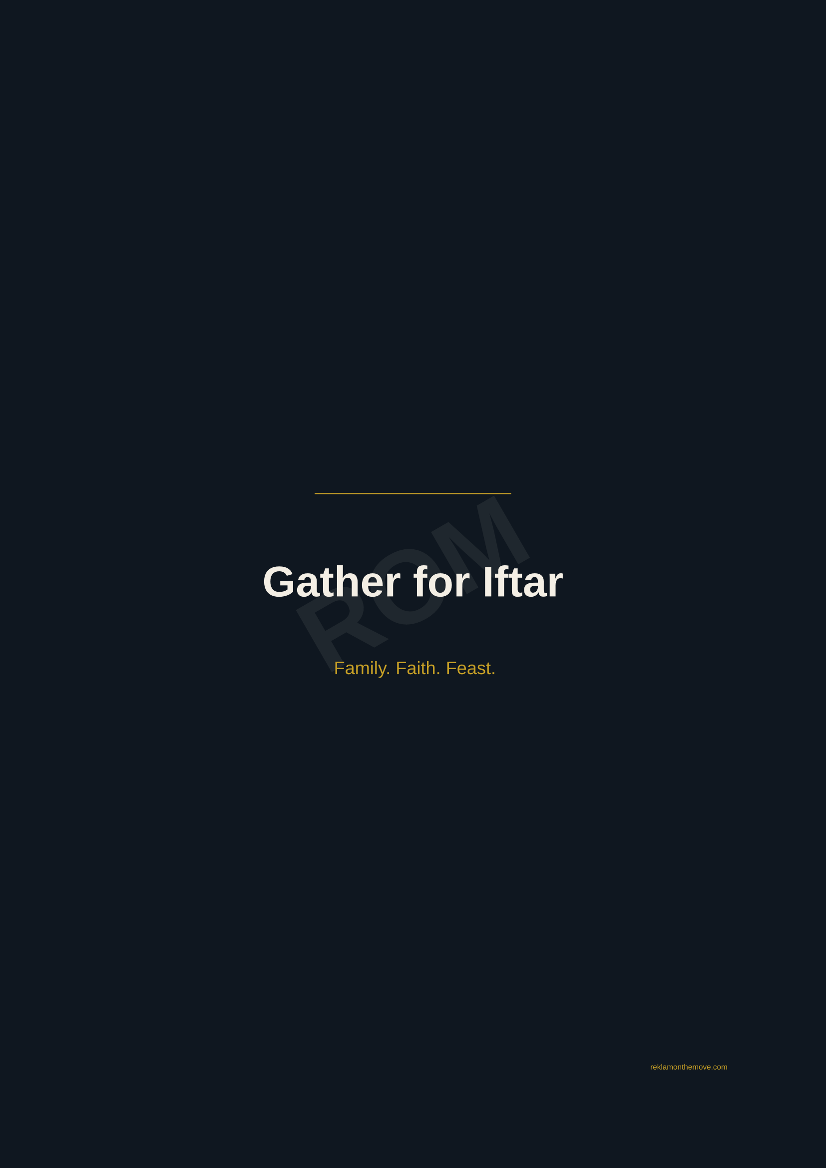 Gather for Iftar · Gece — ROM dijital ürün önizlemesi (filigranlı)
