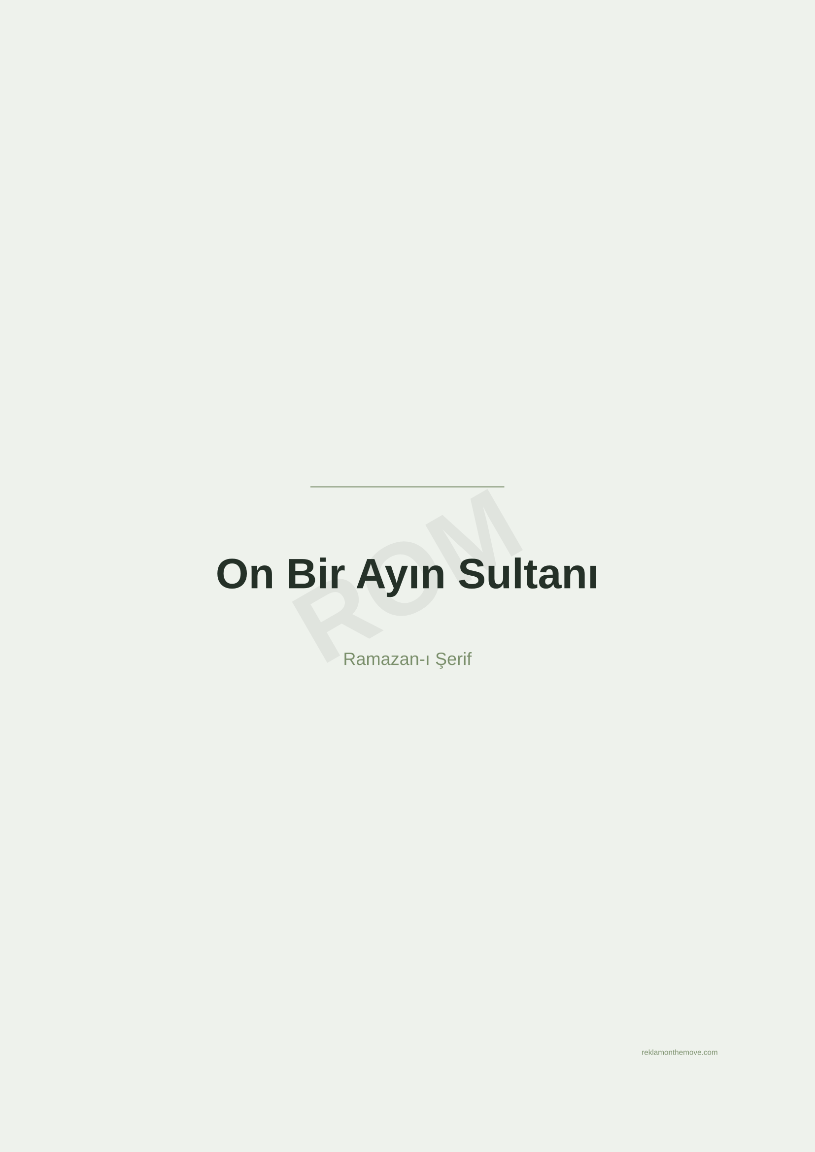 On Bir Ayın Sultanı · Adaçayı — ROM dijital ürün önizlemesi (filigranlı)