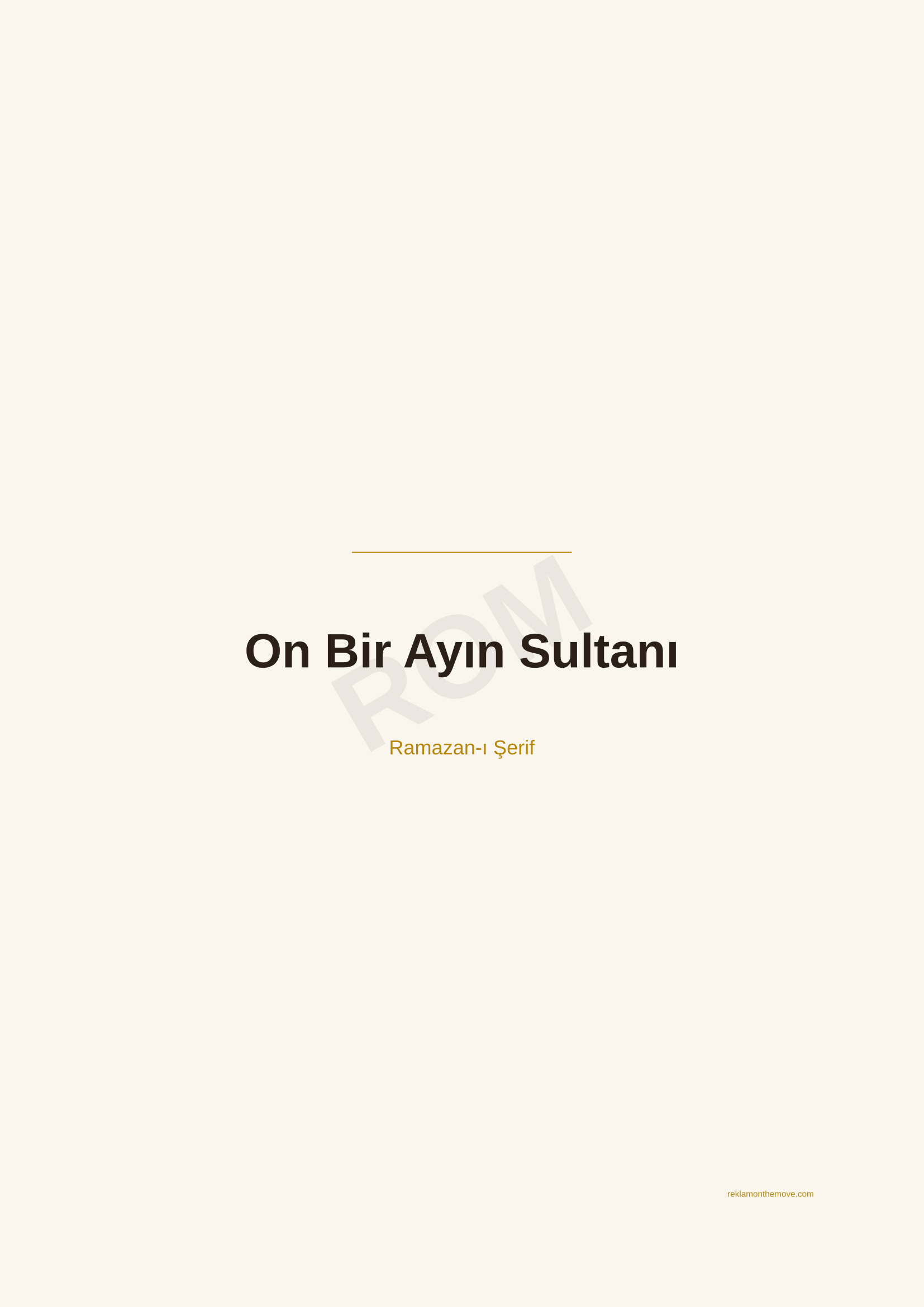 On Bir Ayın Sultanı · Espresso — ROM dijital ürün önizlemesi (filigranlı)