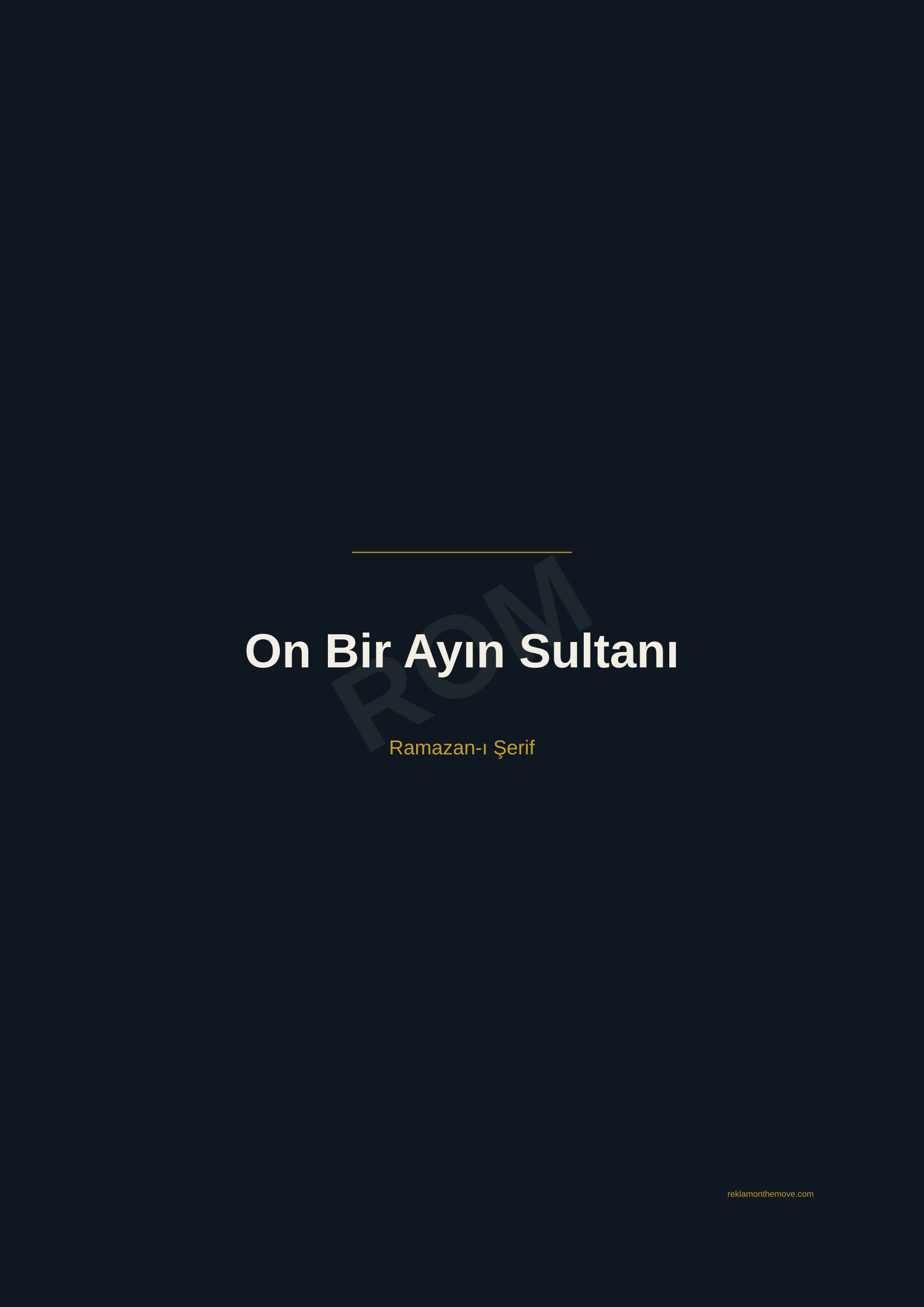 On Bir Ayın Sultanı · Gece — ROM dijital ürün önizlemesi (filigranlı)