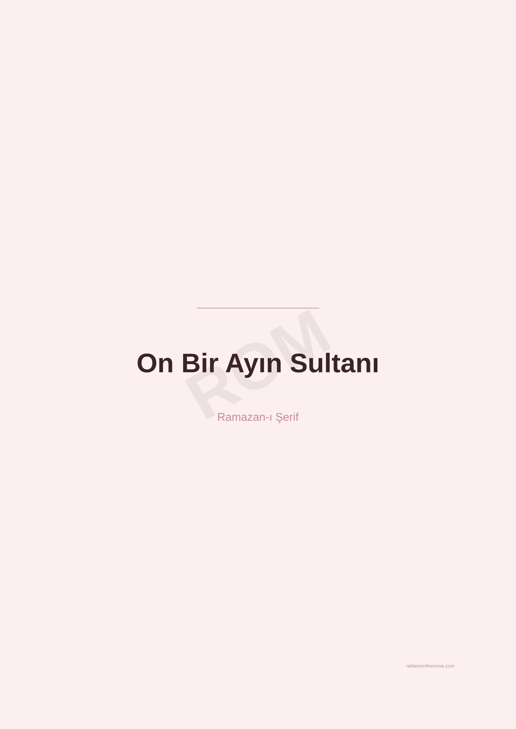 On Bir Ayın Sultanı · Gül — ROM dijital ürün önizlemesi (filigranlı)