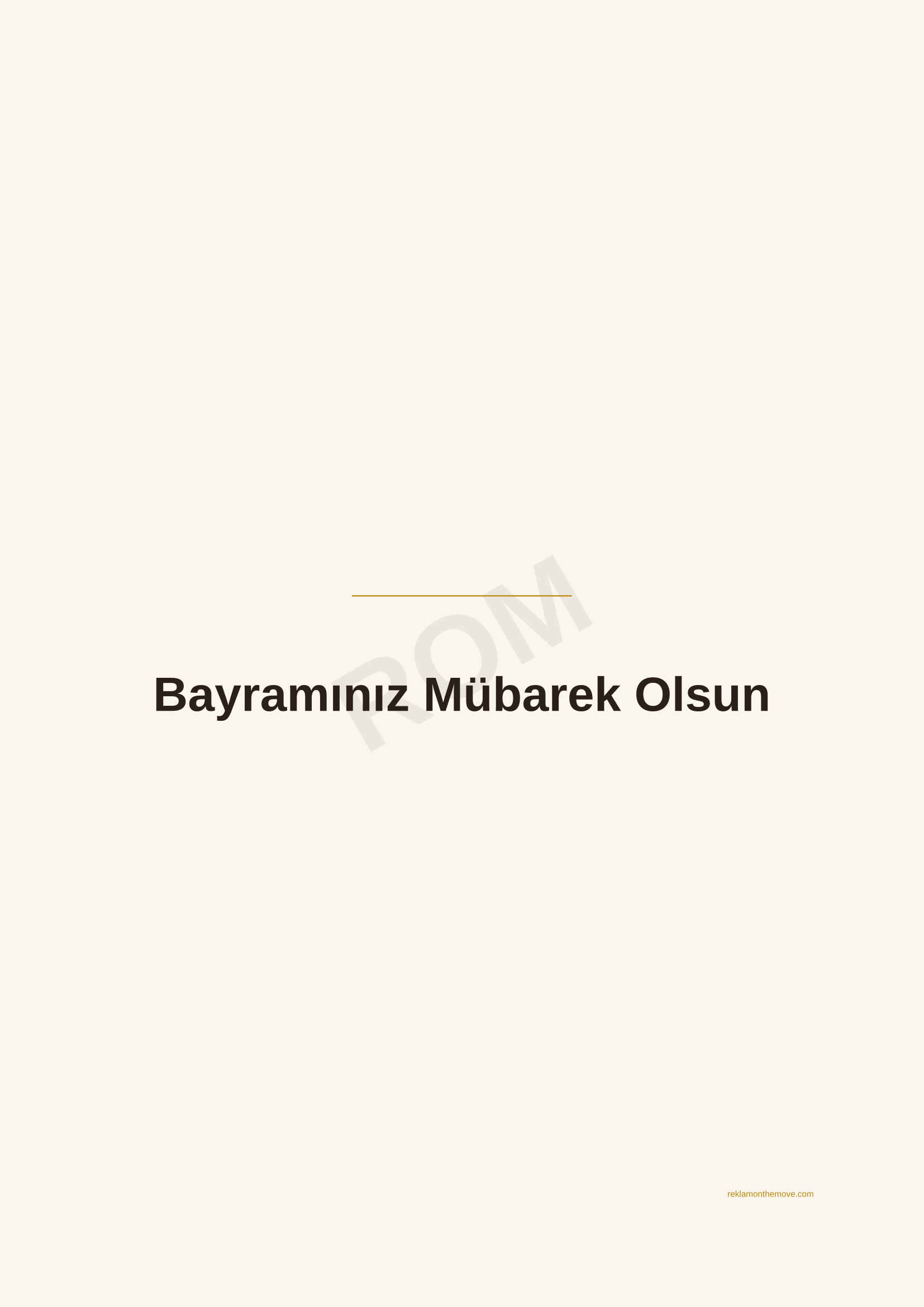Bayramınız Mübarek Olsun · Espresso — ROM dijital ürün önizlemesi (filigranlı)