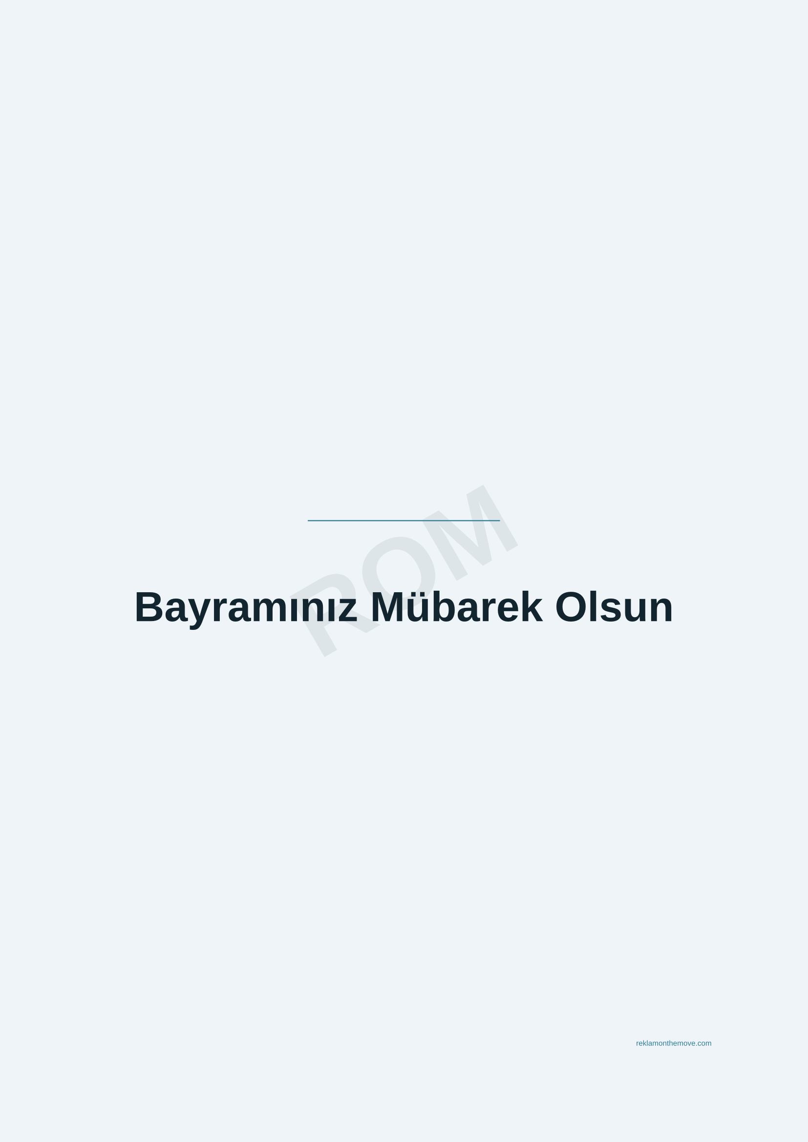 Bayramınız Mübarek Olsun · Okyanus — ROM dijital ürün önizlemesi (filigranlı)
