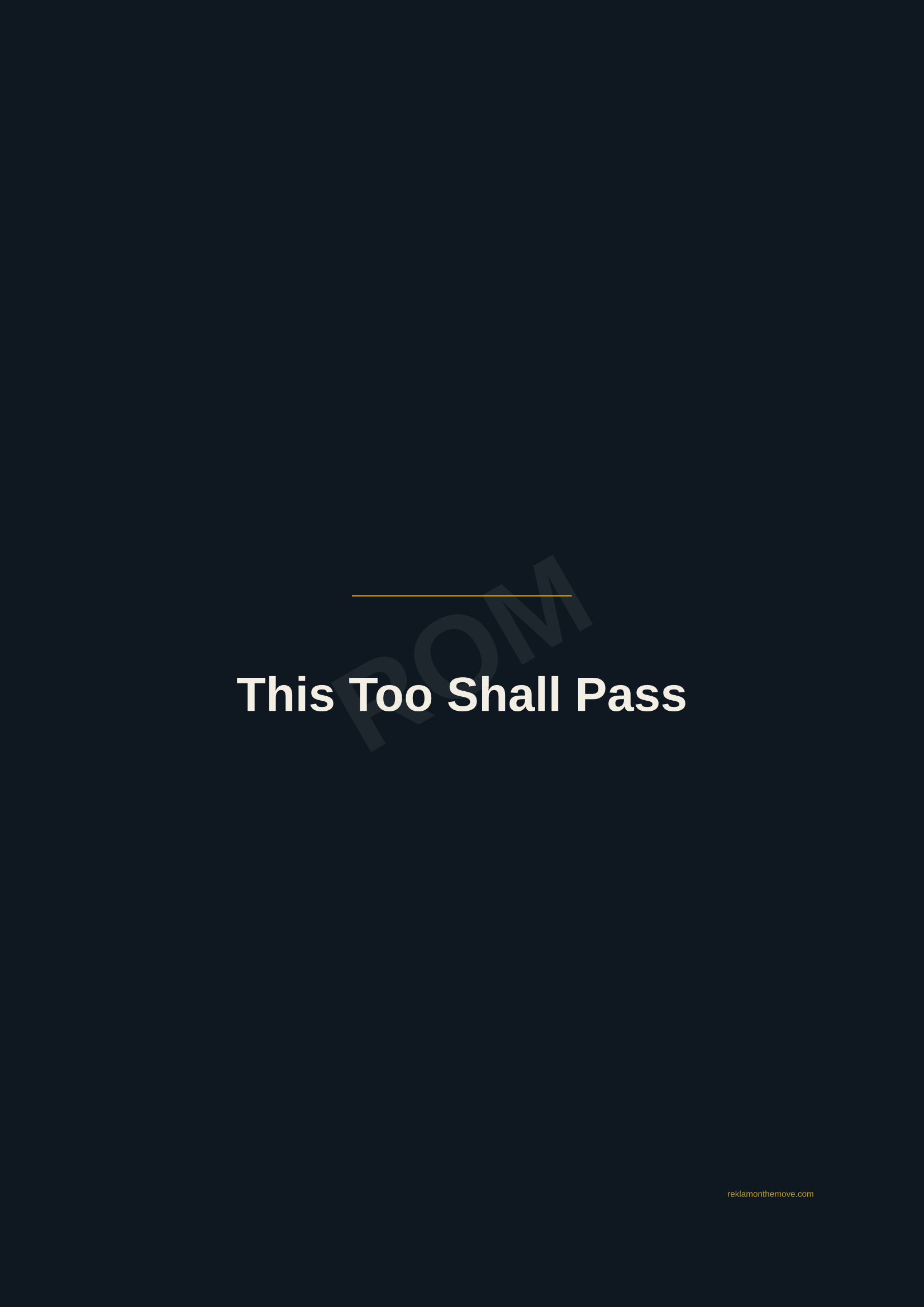 This Too Shall Pass · Gece — ROM dijital ürün önizlemesi (filigranlı)