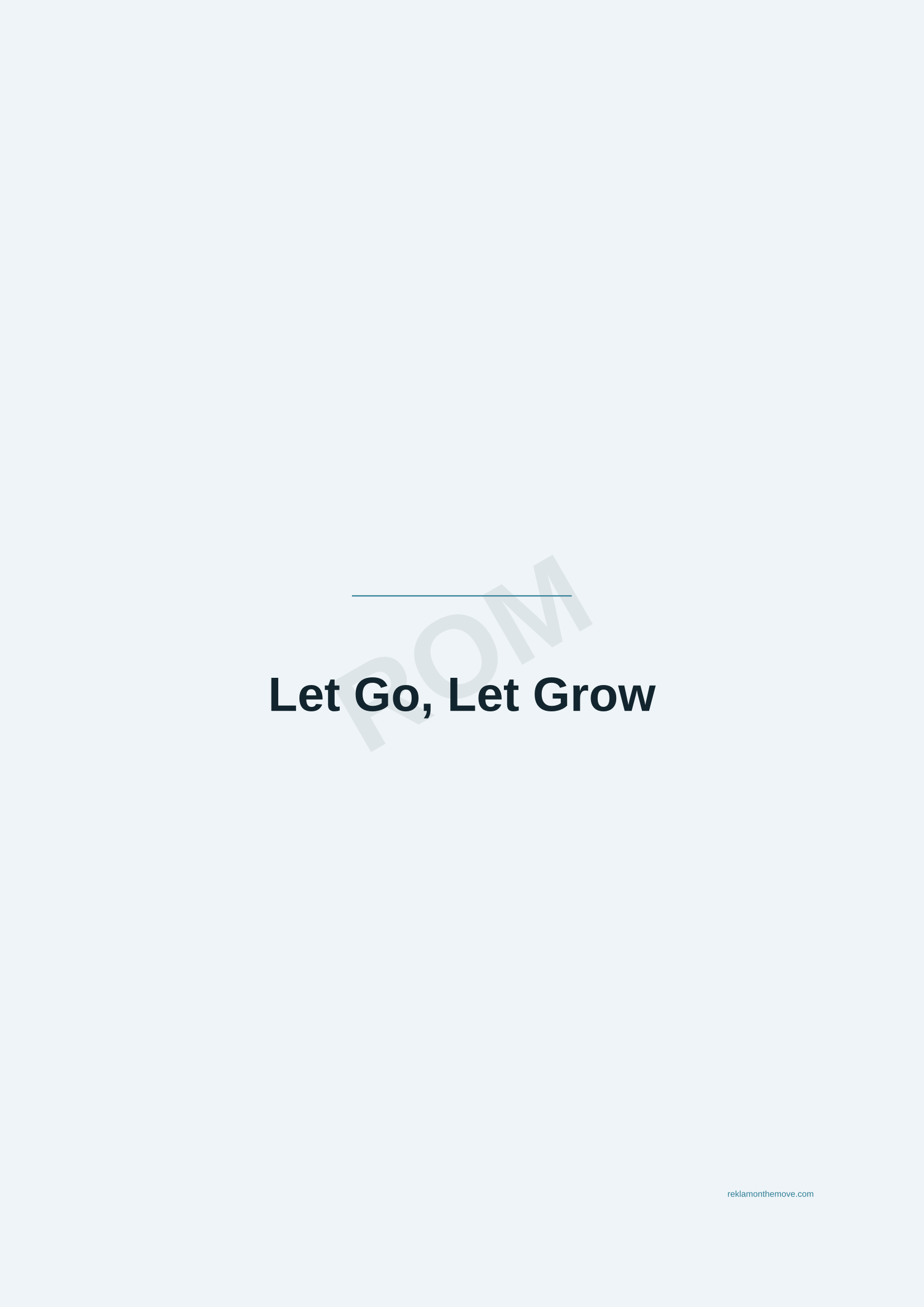Let Go, Let Grow · Okyanus — ROM dijital ürün önizlemesi (filigranlı)