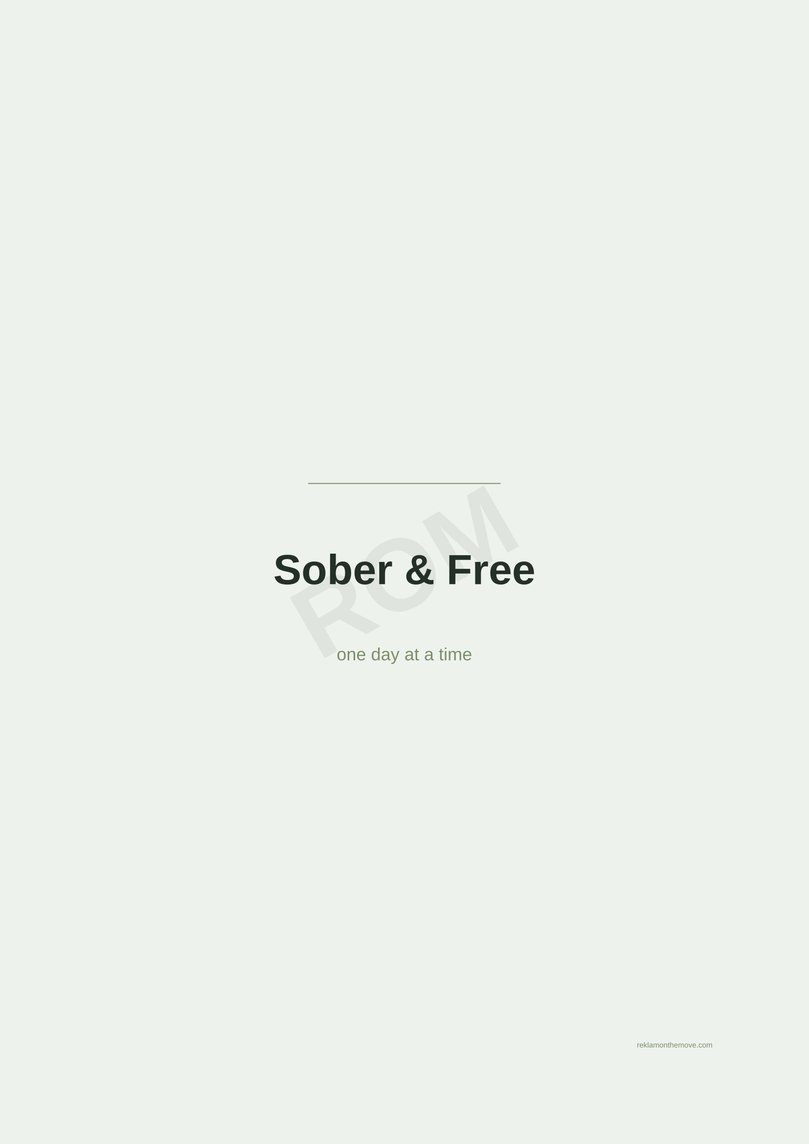 Sober & Free · Adaçayı — ROM dijital ürün önizlemesi (filigranlı)
