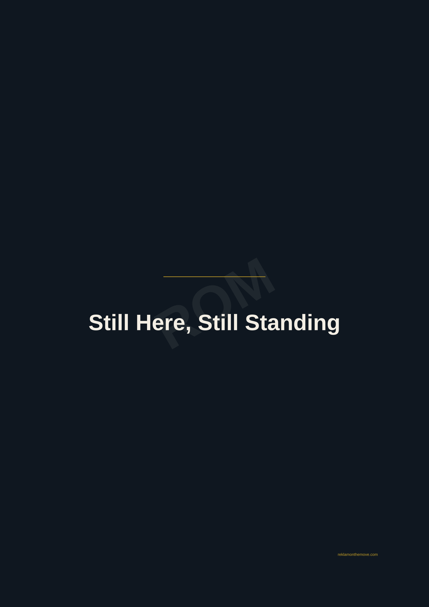 Still Here, Still Standing · Gece — ROM dijital ürün önizlemesi (filigranlı)