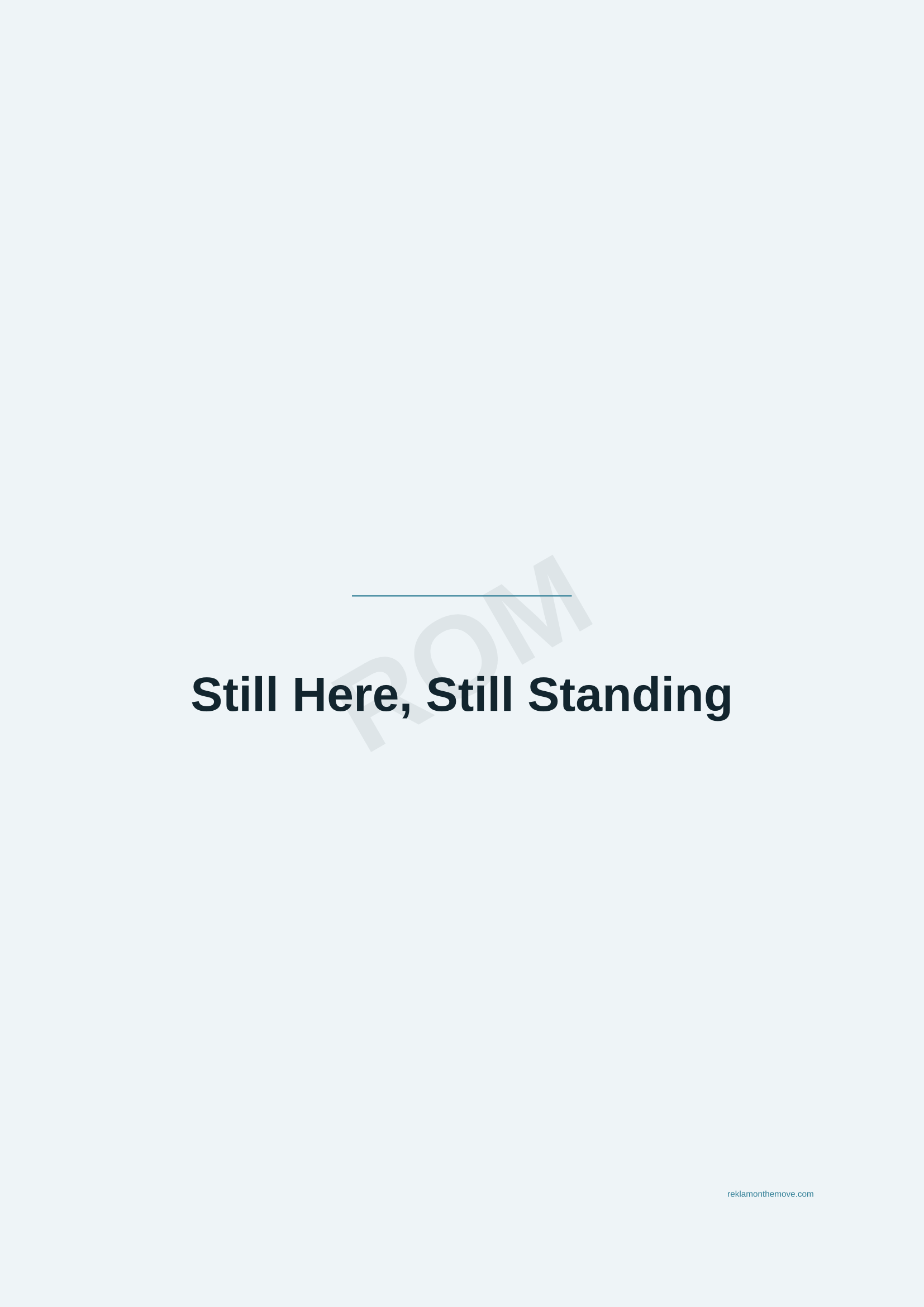 Still Here, Still Standing · Okyanus — ROM dijital ürün önizlemesi (filigranlı)