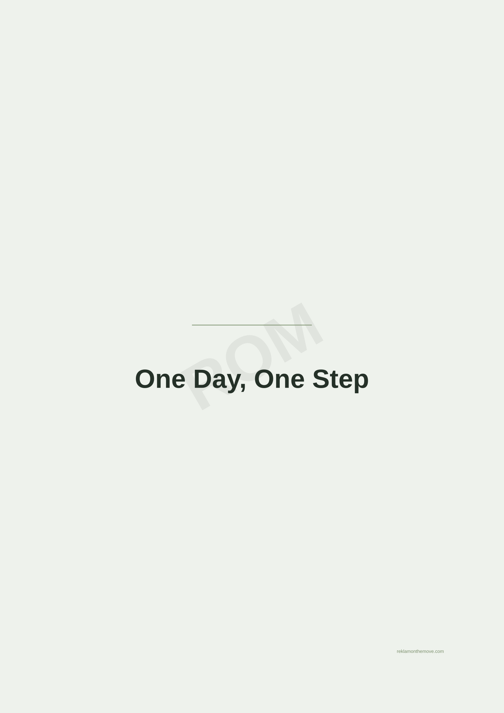 One Day, One Step · Adaçayı — ROM dijital ürün önizlemesi (filigranlı)