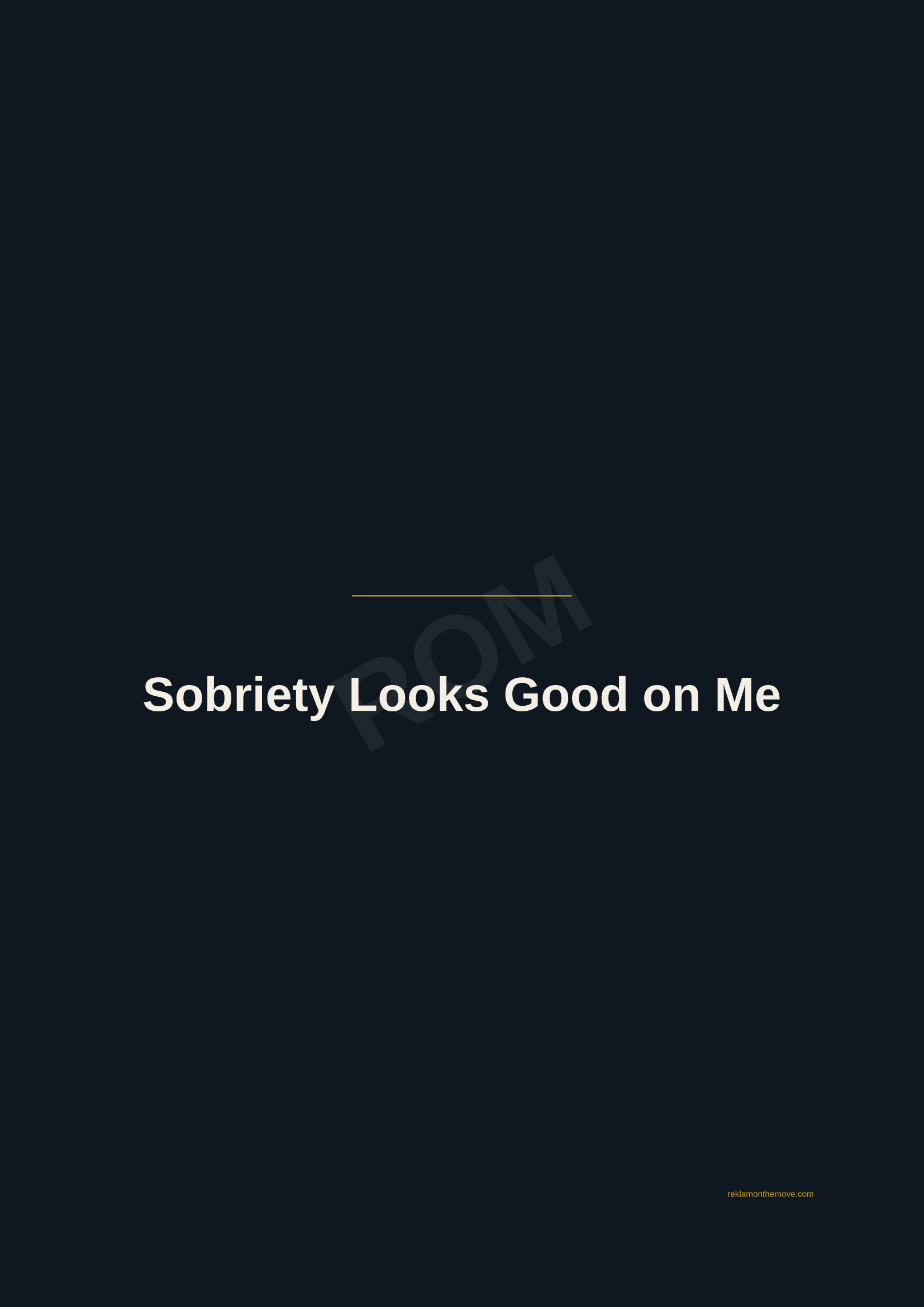 Sobriety Looks Good on Me · Gece — ROM dijital ürün önizlemesi (filigranlı)