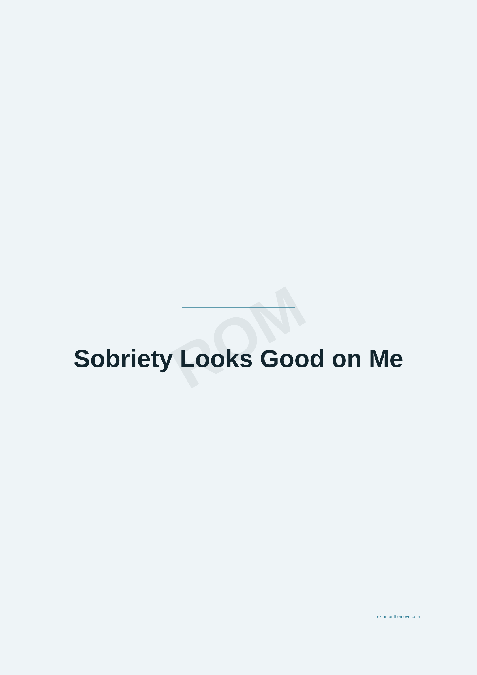 Sobriety Looks Good on Me · Okyanus — ROM dijital ürün önizlemesi (filigranlı)