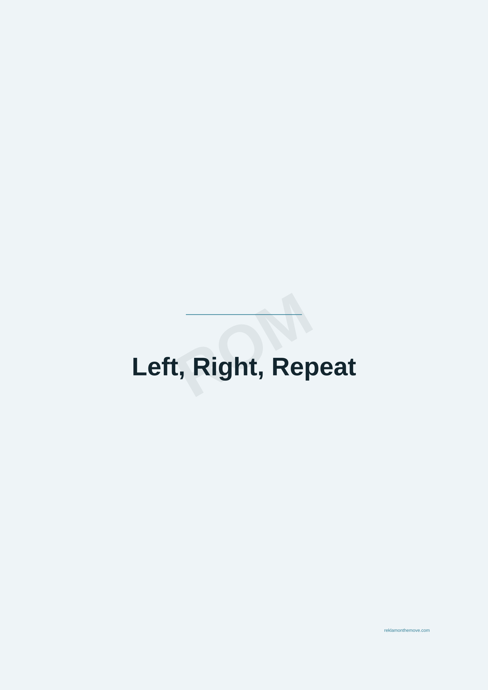 Left, Right, Repeat · Okyanus — ROM dijital ürün önizlemesi (filigranlı)