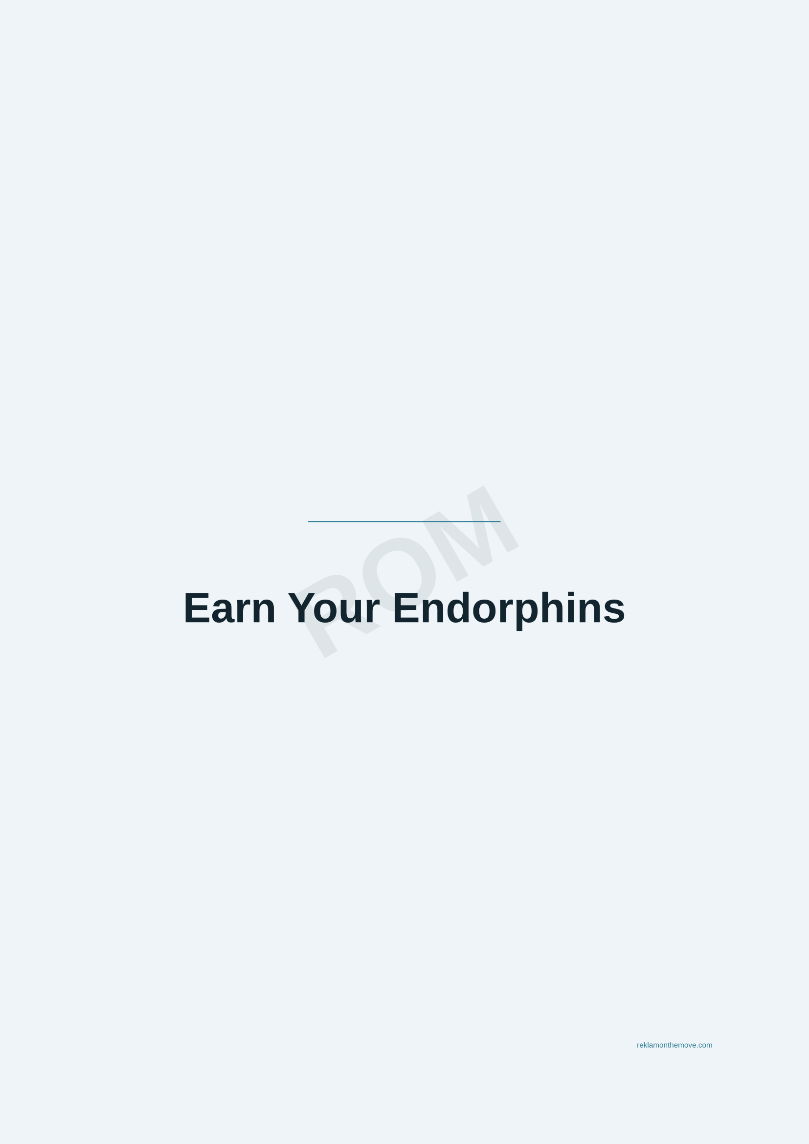 Earn Your Endorphins · Okyanus — ROM dijital ürün önizlemesi (filigranlı)