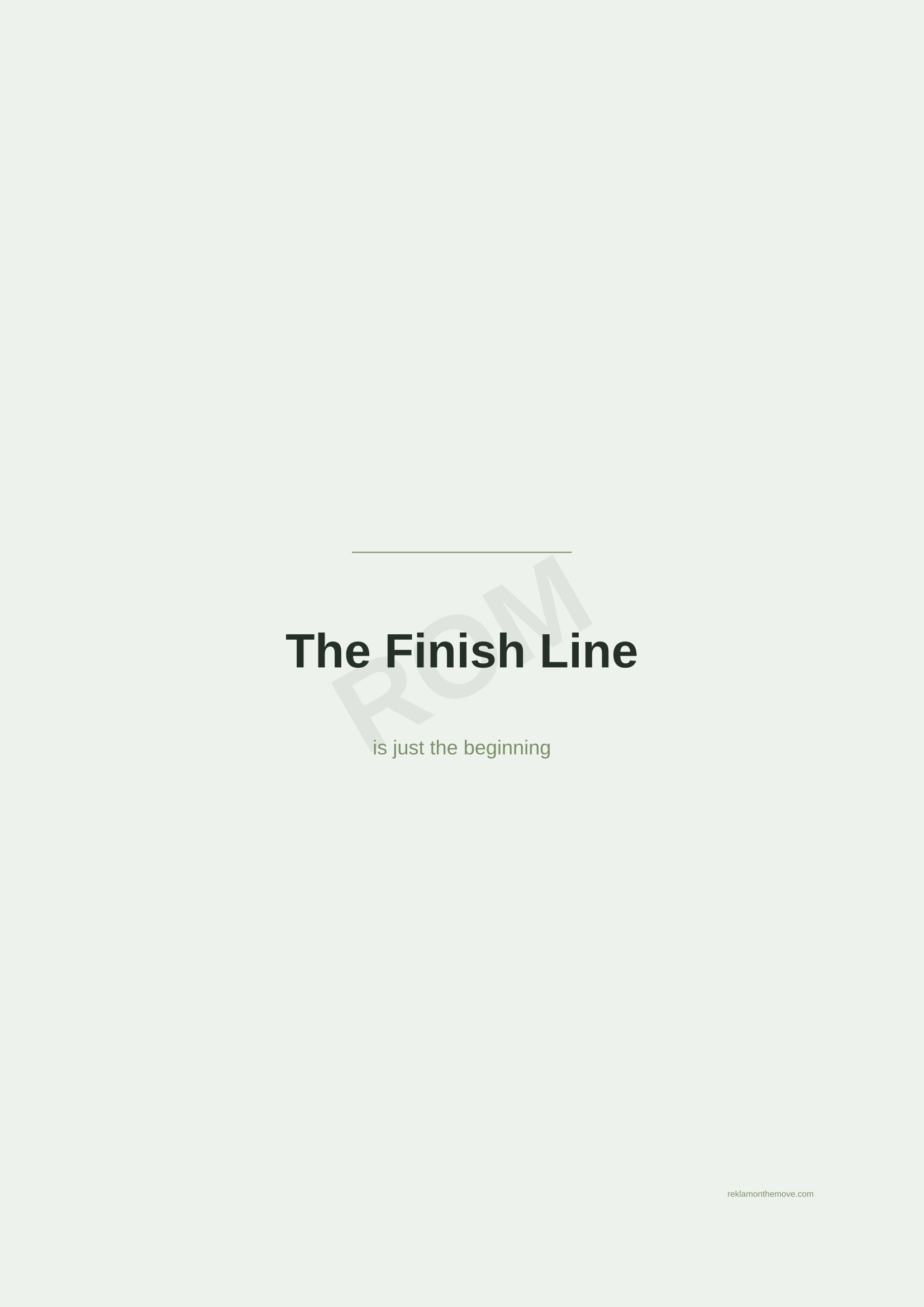The Finish Line · Adaçayı — ROM dijital ürün önizlemesi (filigranlı)