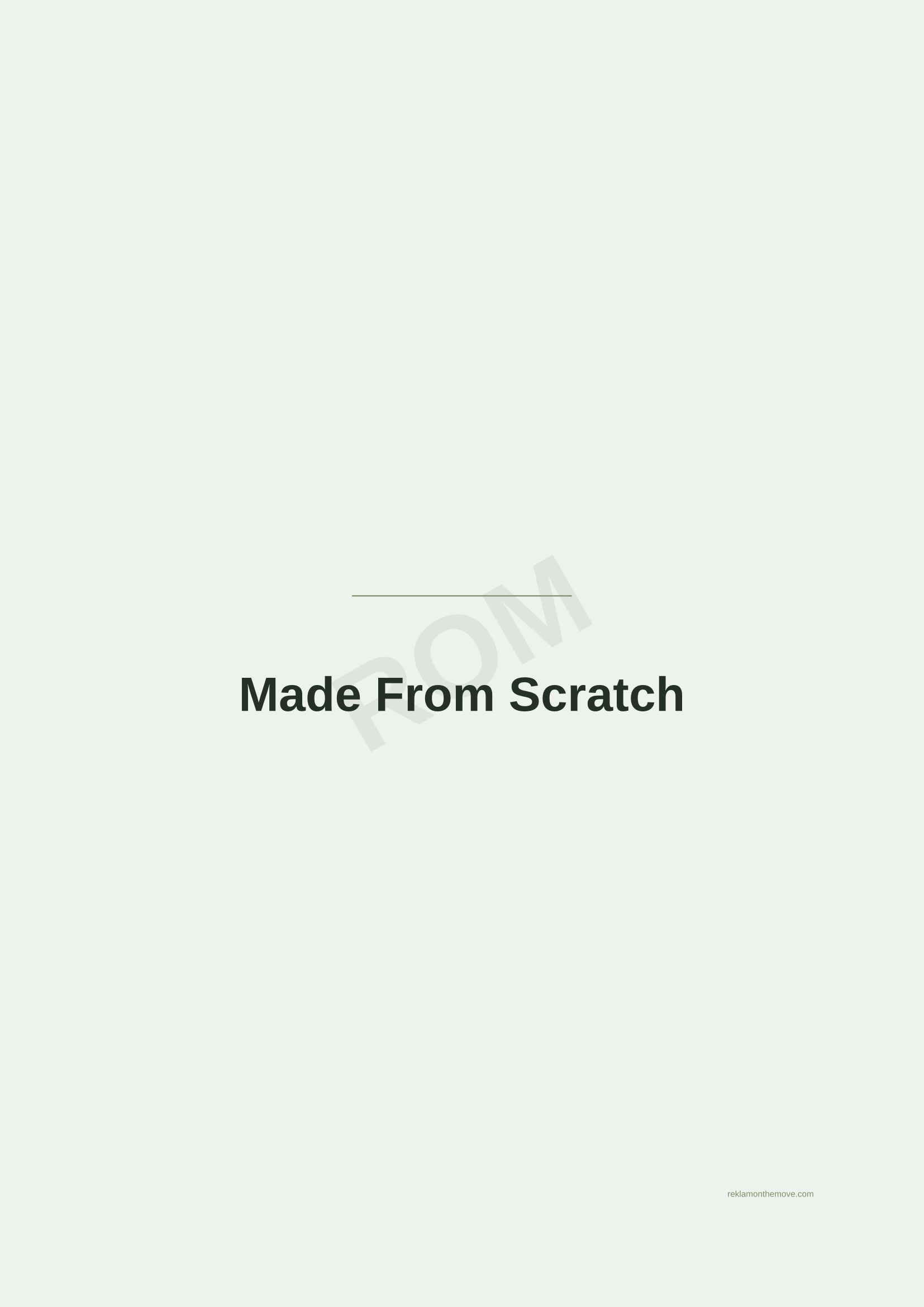 Made From Scratch · Adaçayı — ROM dijital ürün önizlemesi (filigranlı)