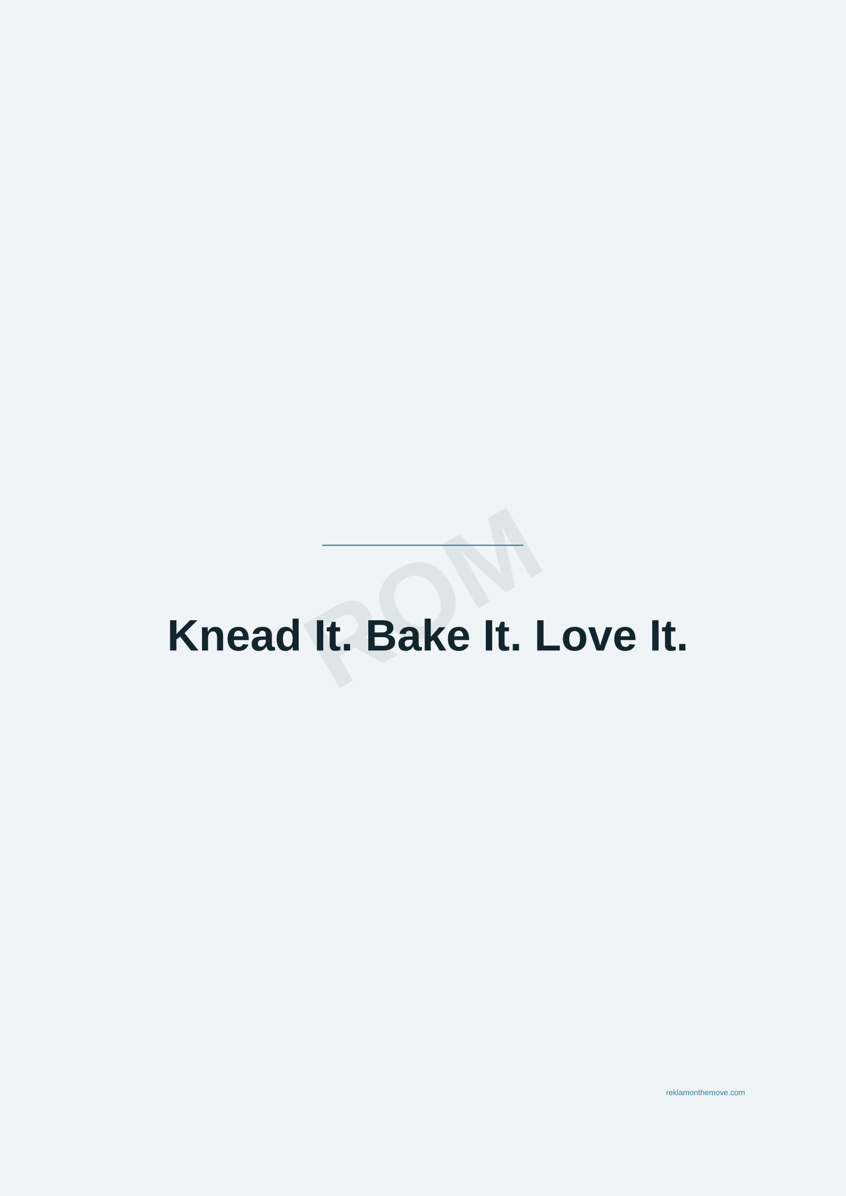 Knead It. Bake It. Love It. · Okyanus — ROM dijital ürün önizlemesi (filigranlı)