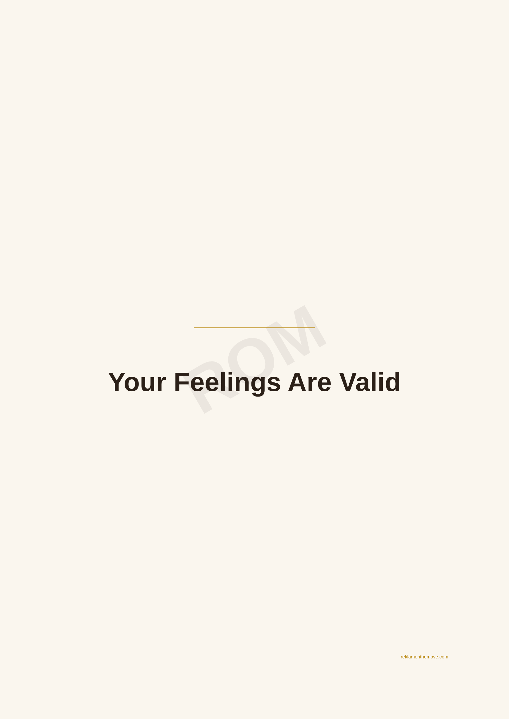 Your Feelings Are Valid · Espresso — ROM dijital ürün önizlemesi (filigranlı)