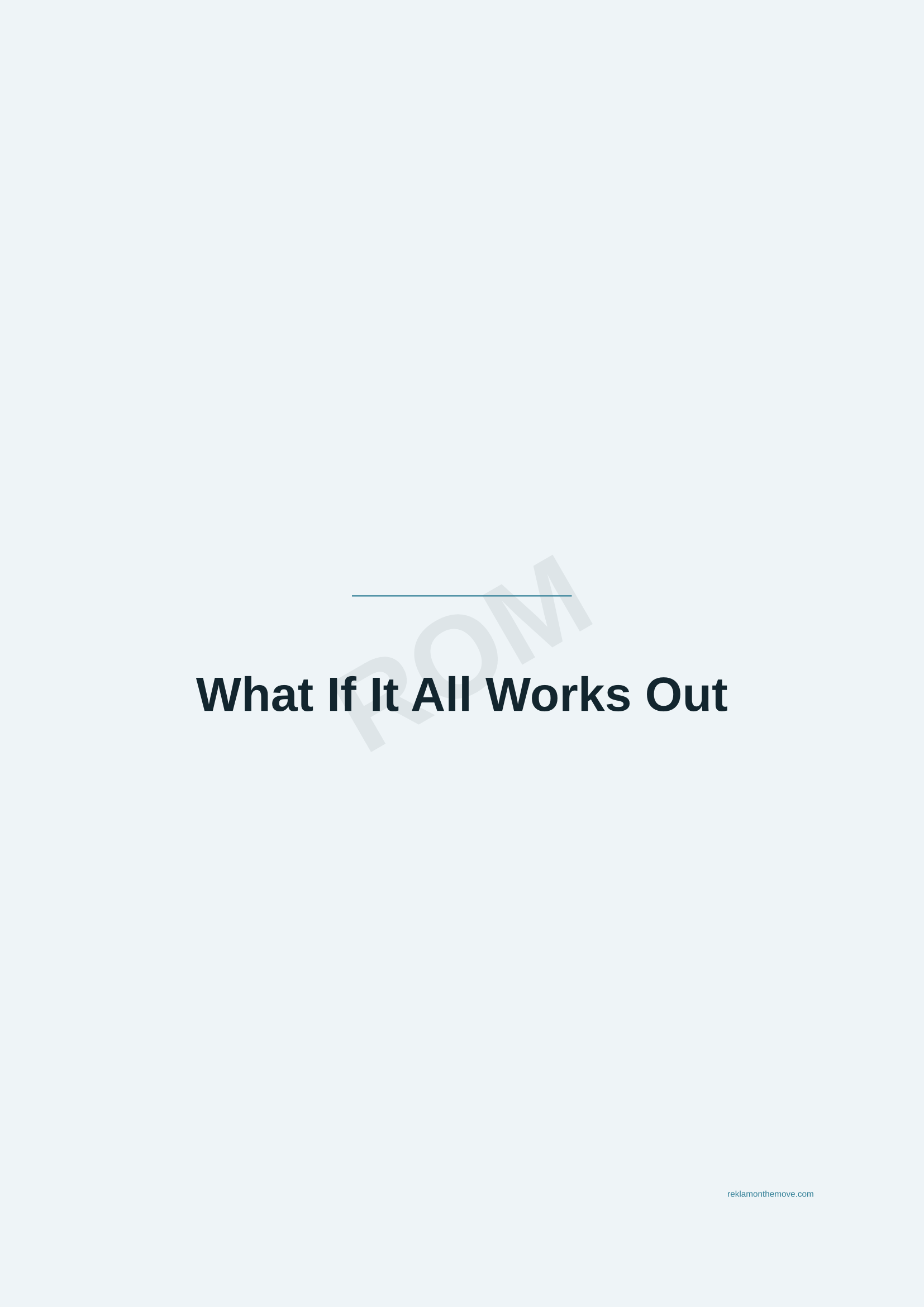 What If It All Works Out · Okyanus — ROM dijital ürün önizlemesi (filigranlı)