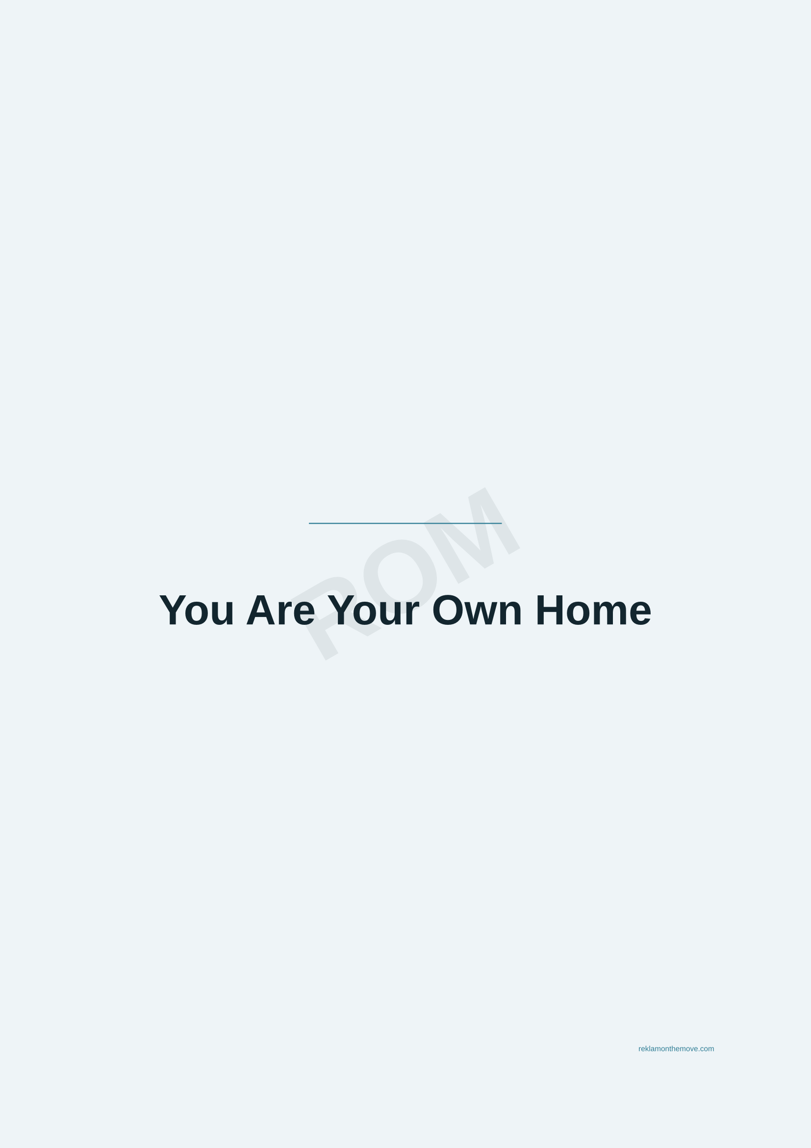 You Are Your Own Home · Okyanus — ROM dijital ürün önizlemesi (filigranlı)
