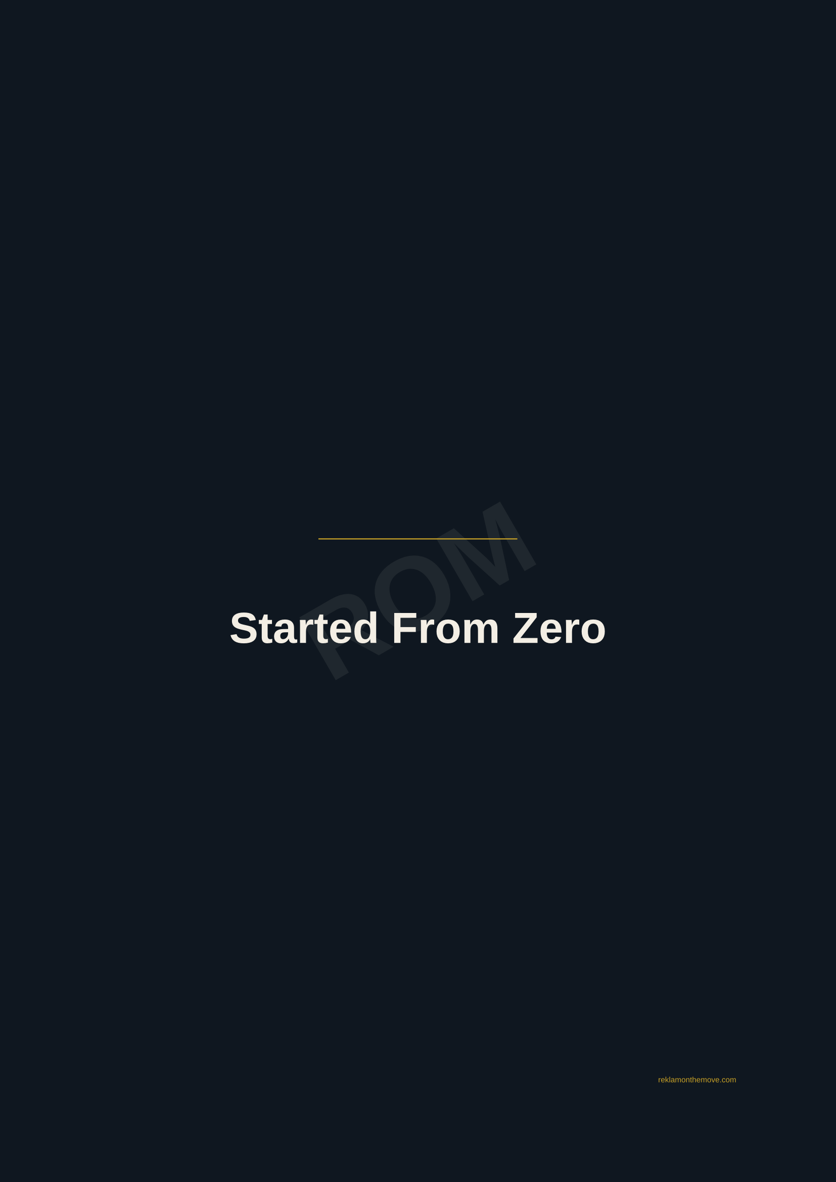 Started From Zero · Gece — ROM dijital ürün önizlemesi (filigranlı)