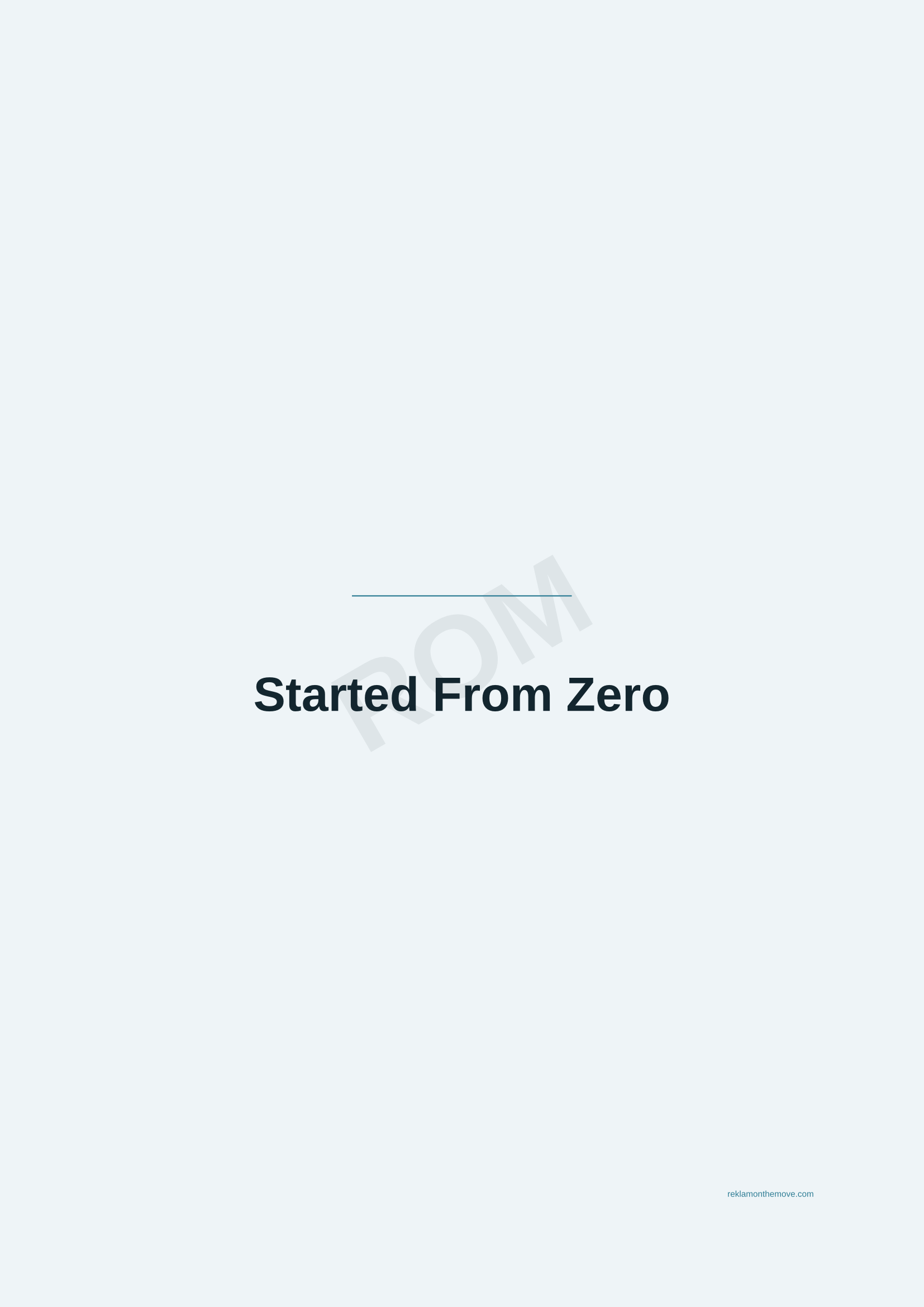 Started From Zero · Okyanus — ROM dijital ürün önizlemesi (filigranlı)