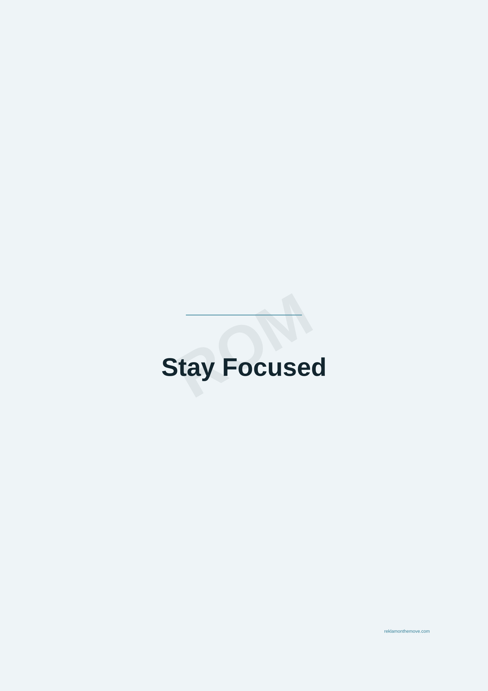 Stay Focused · Okyanus — ROM dijital ürün önizlemesi (filigranlı)