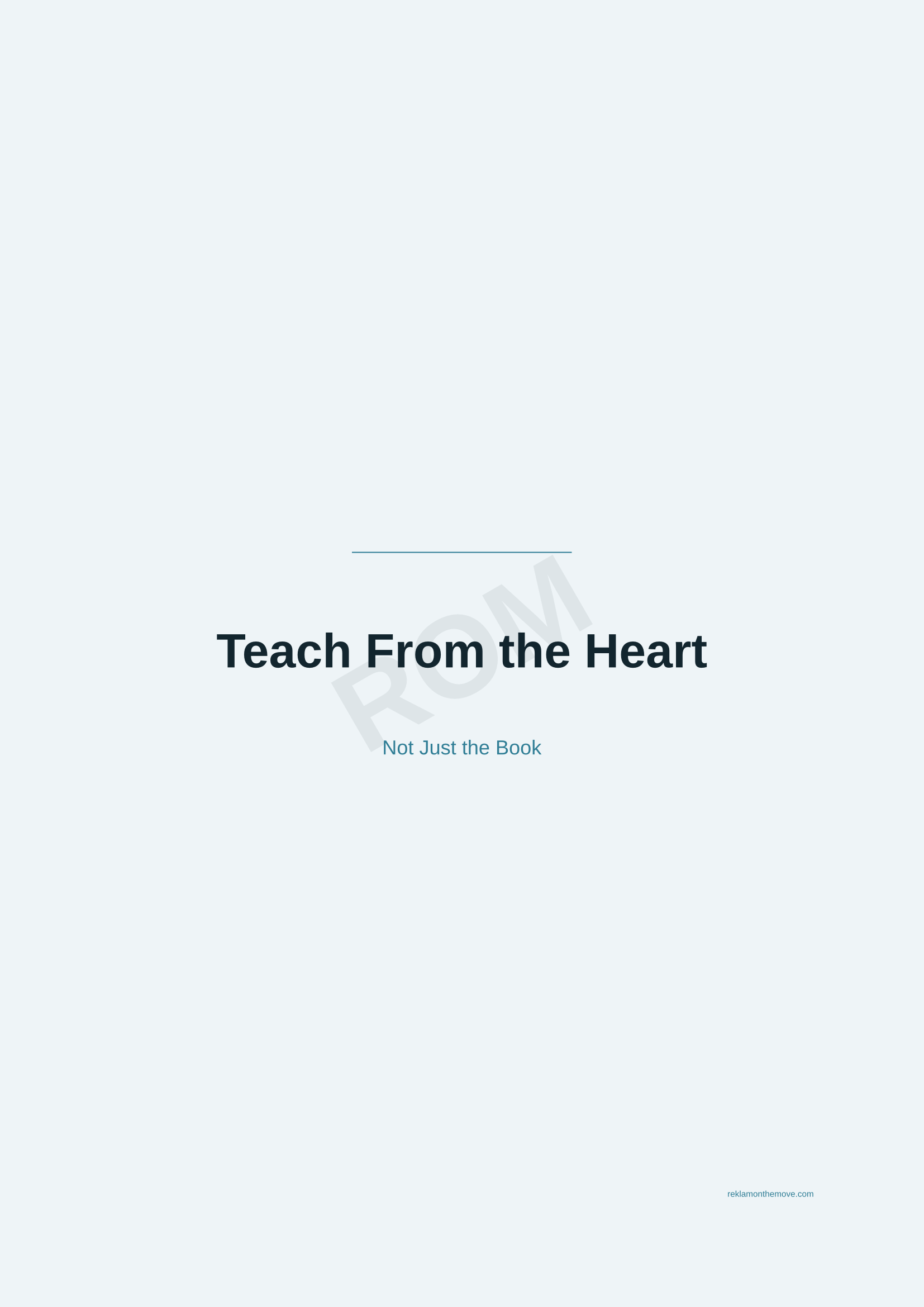 Teach From the Heart · Okyanus — ROM dijital ürün önizlemesi (filigranlı)