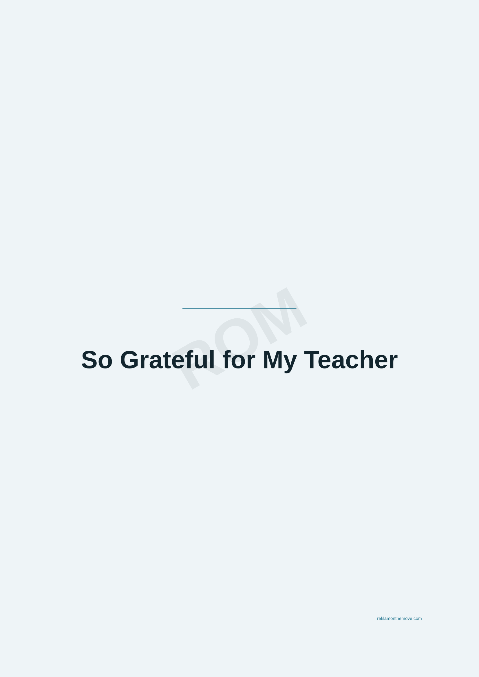 So Grateful for My Teacher · Okyanus — ROM dijital ürün önizlemesi (filigranlı)